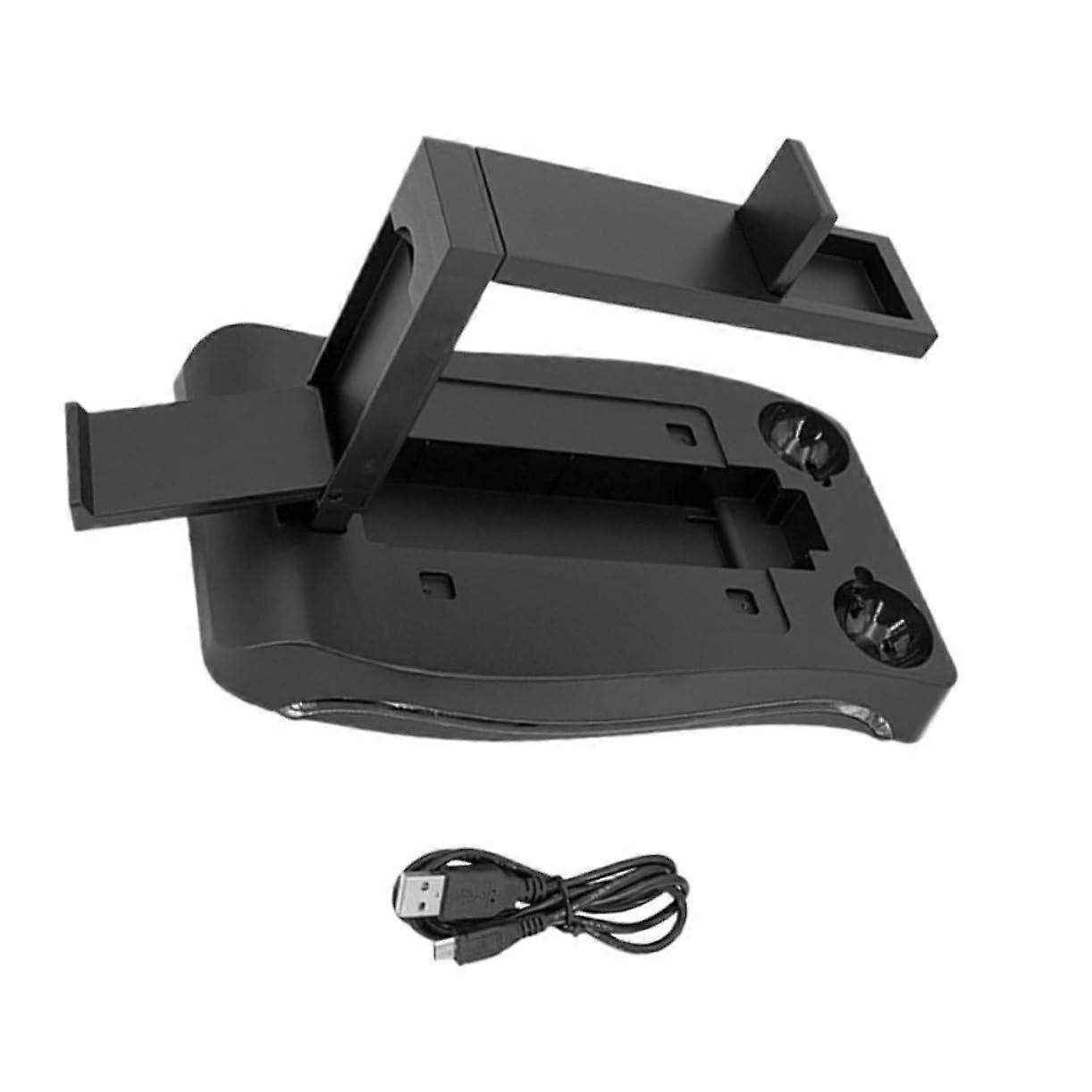VR Gaming Console Station VR Glasses Stand Charging Station Vertical Controller Stand Compact SpaceSaving