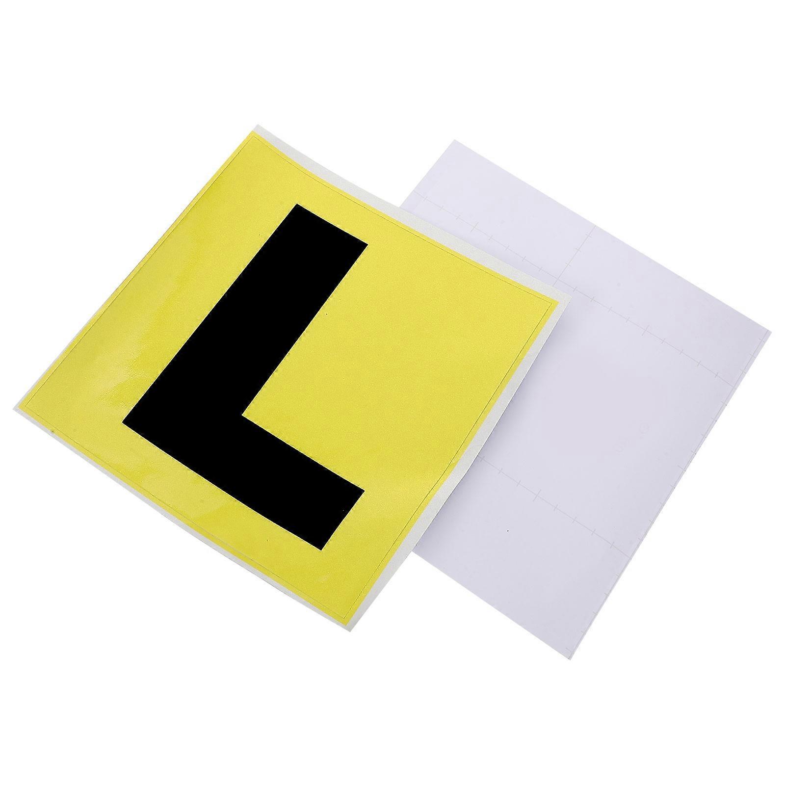 Learner Driver Stickers Reflective Car Decals for Multiple Vehicles 2pcs