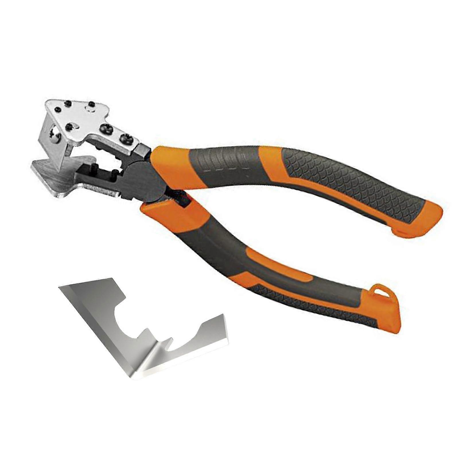 90degree rightangle rubber cutting scissors for precise Vshaped rubber strip trimming.