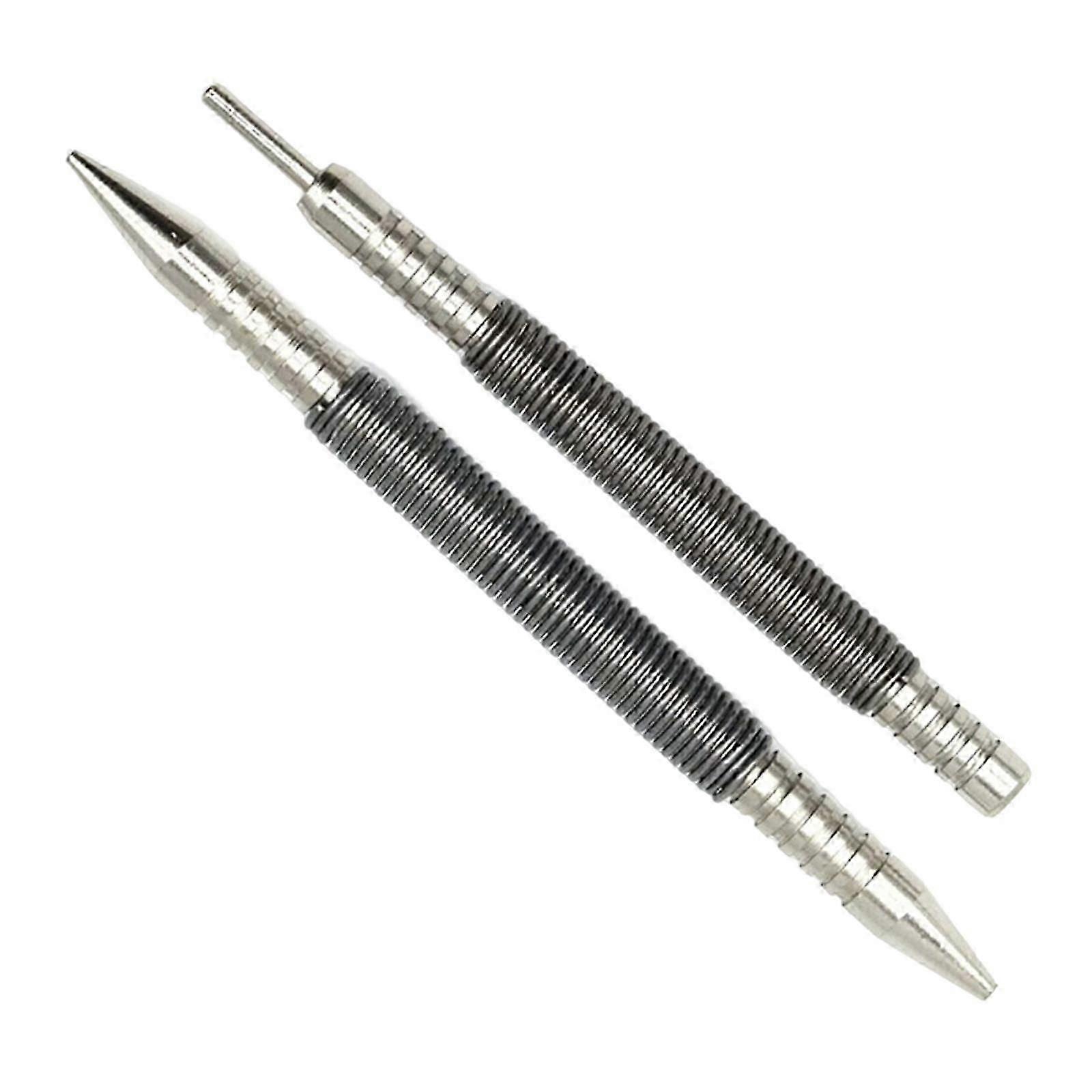 2 Pieces Nail Set and Hinge Pin Remover Punch Set Rustproof Hammerless