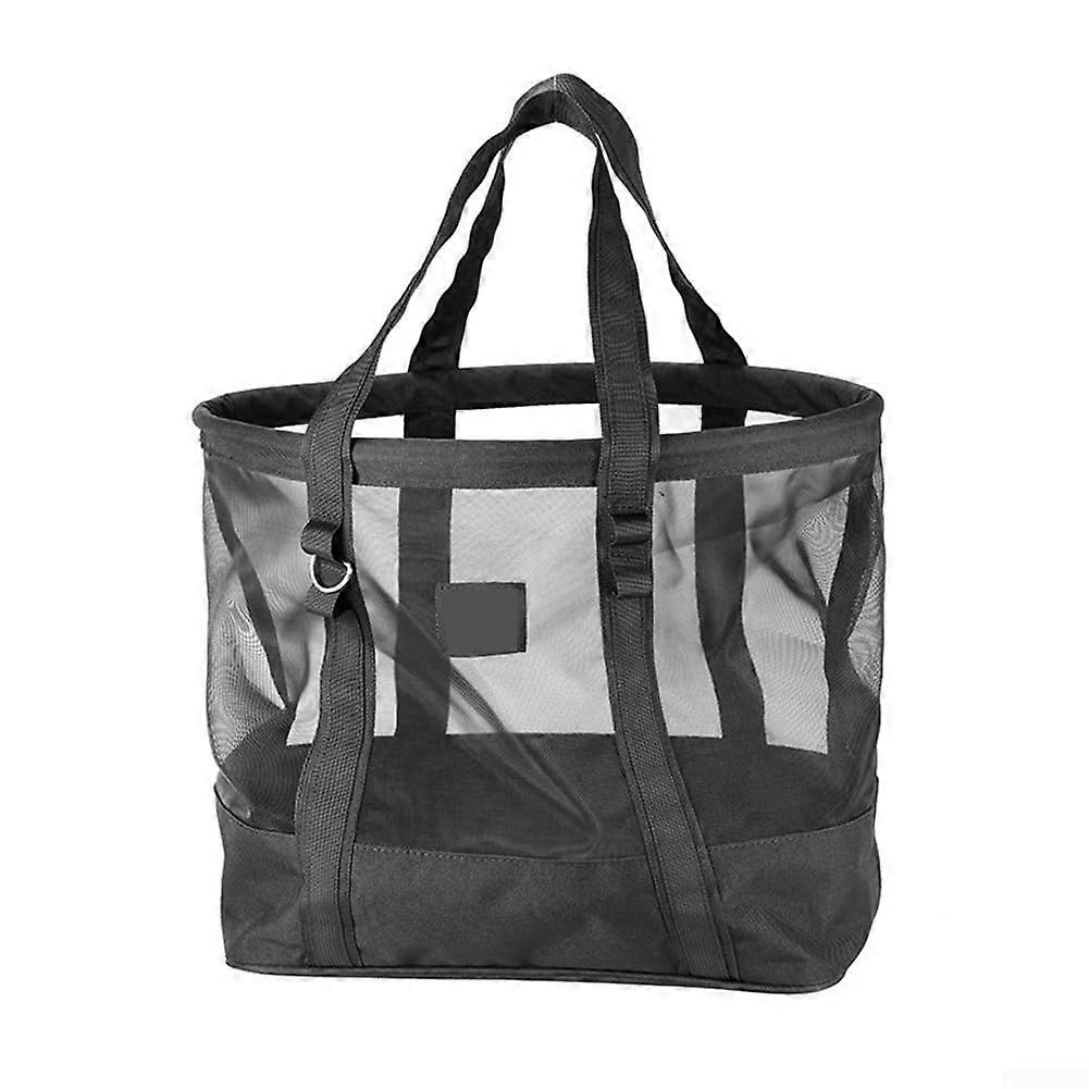 Waterfriendly mesh beach bag for outdoor use, for camping and picnics