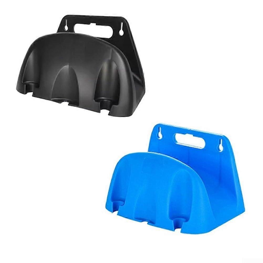 23 practical wallmounted hose hangers, organized hose storage solutions for garage and garden (black and blue)