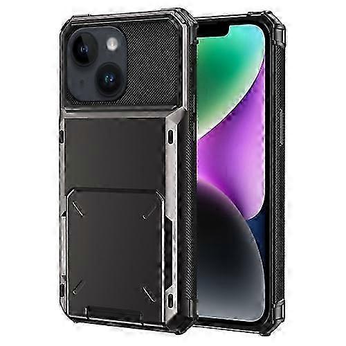 For iPhone 15 Scratch-Resistant Shockproof Heavy Duty Rugged Armor Mobile Phone Case