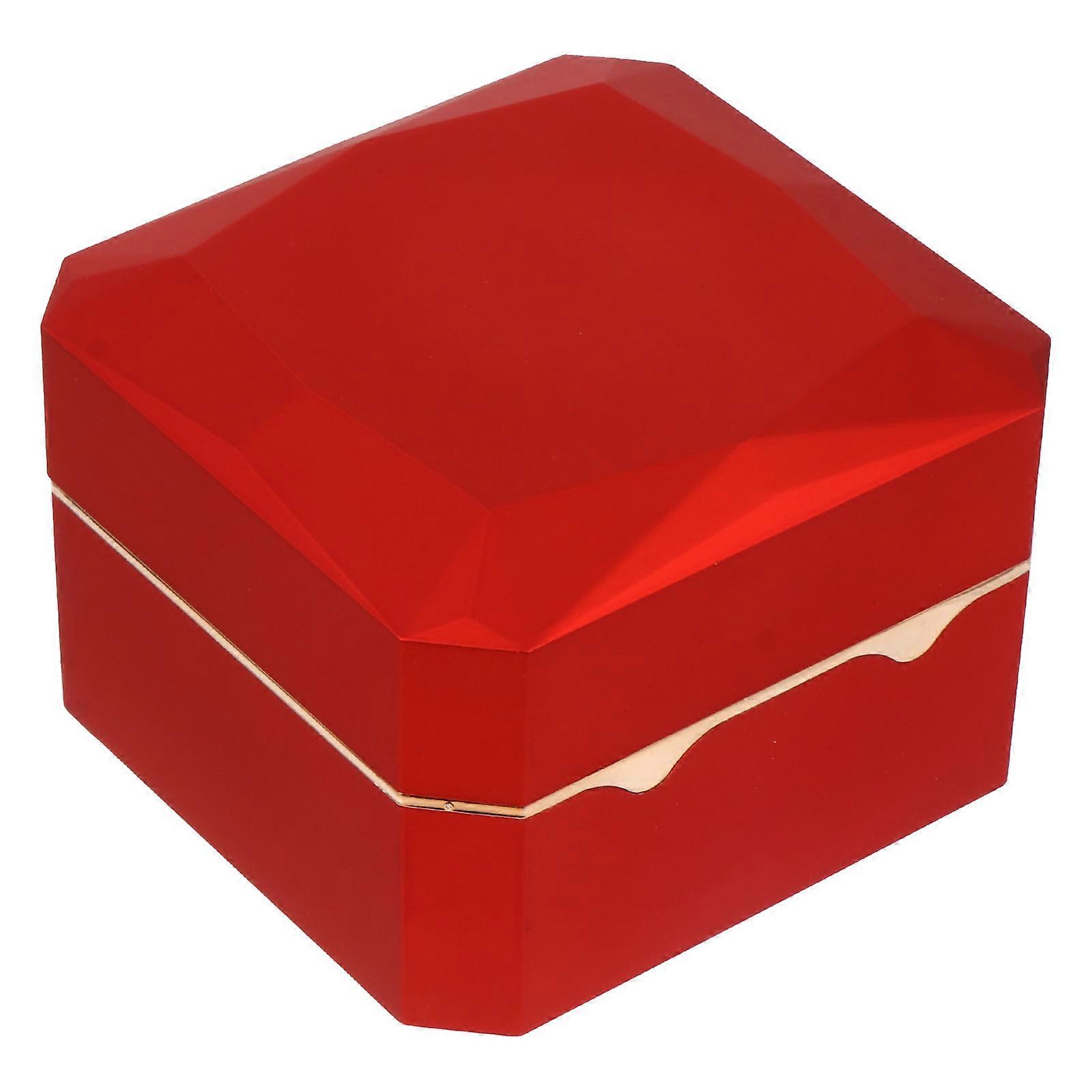 Gold-rimmed Octagonal Watch Box Ideal For Home Use And Travel Use With Durable Dust-proof Design 1Set