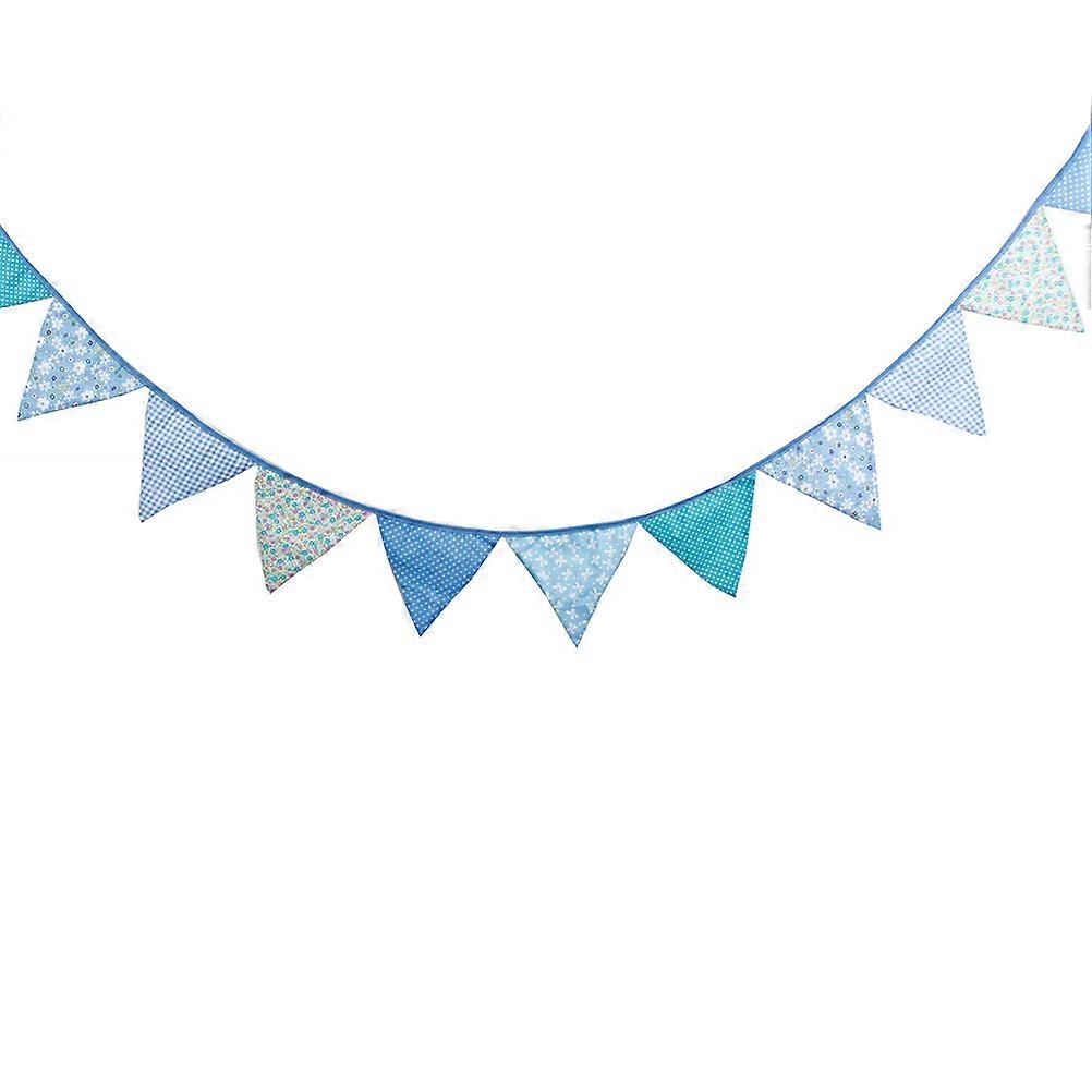 Event Decoration Banner, Triangle Cotton Flags Ideal for Parties and Festive Atmospheres