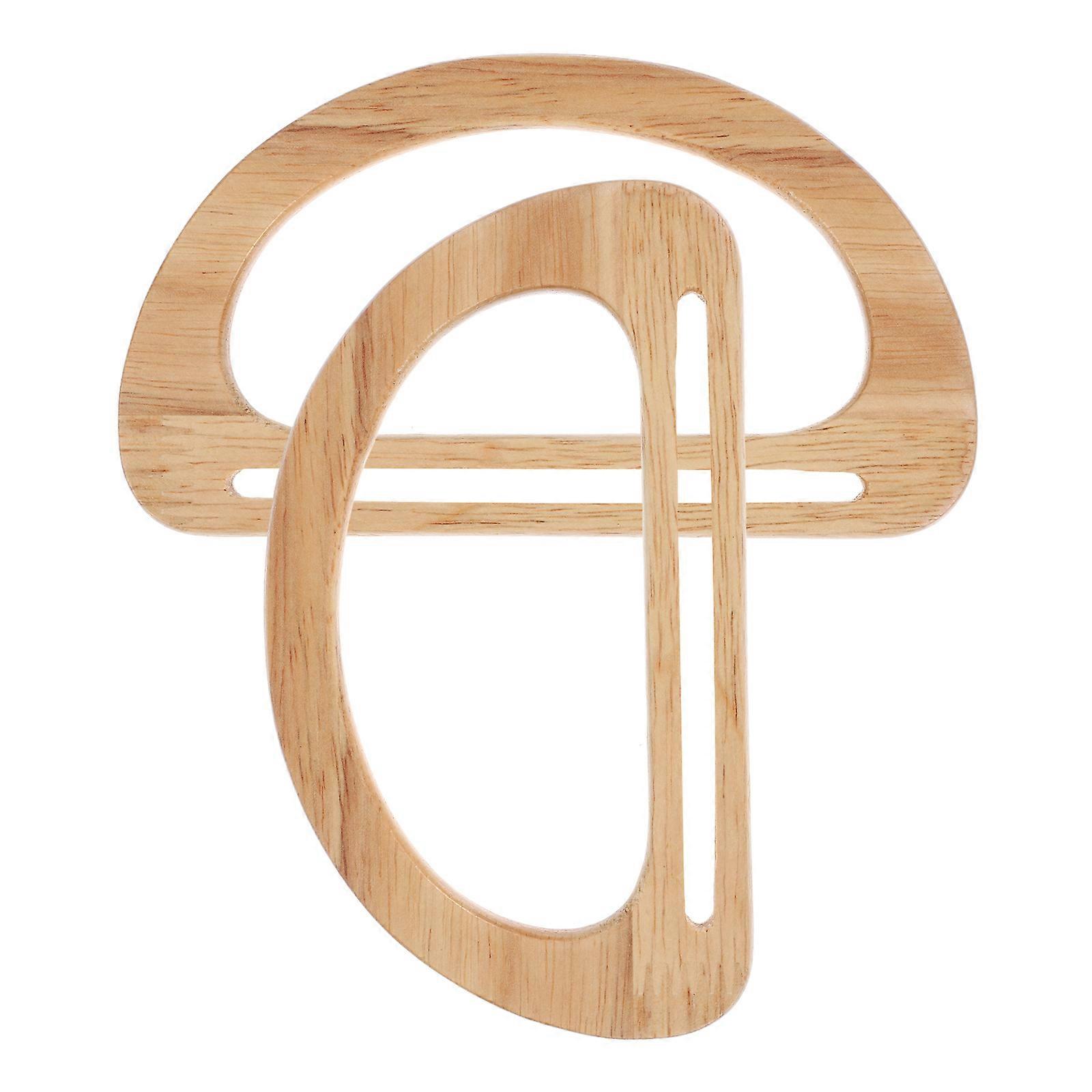Elegant Wooden Handles for Bags, Perfect for DIY Projects and Unique Creations