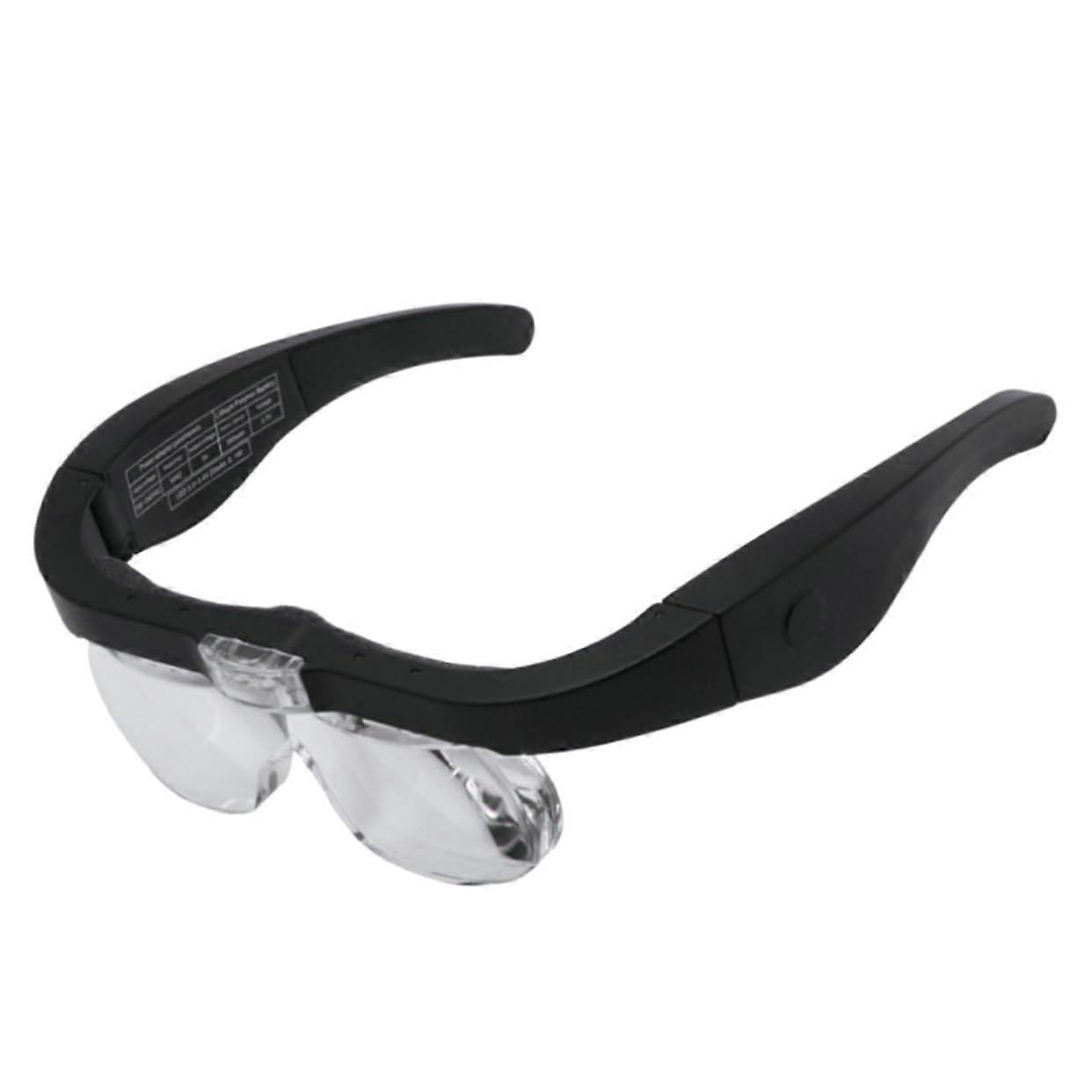 Mounted Glasses Lightweight Magnifying Glass for Precision Work, Repair Tasks, and Crafts - Clear Lens, Adjustable Focus