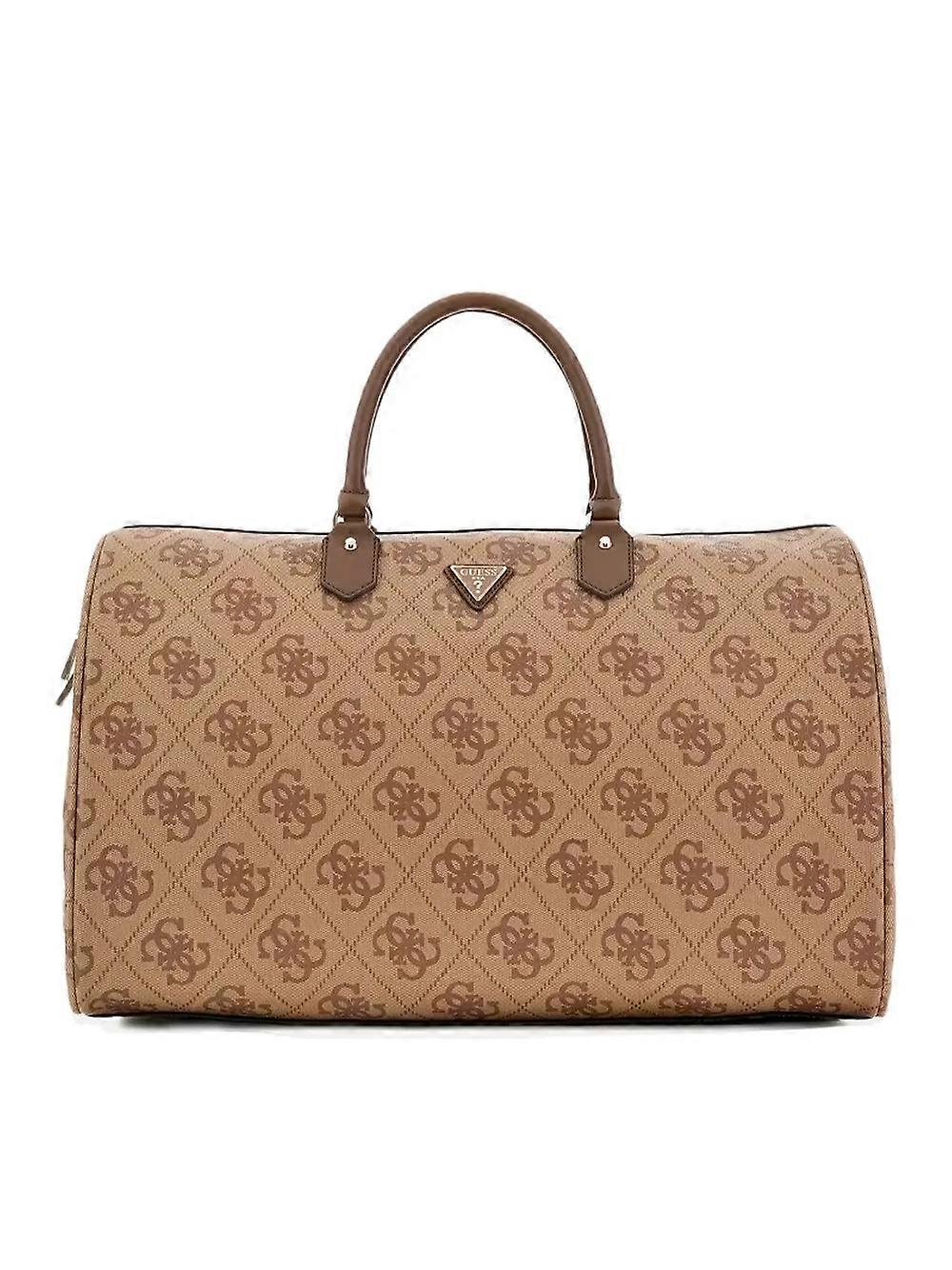 Women's Guess Berta 4G Travel Bag Beige