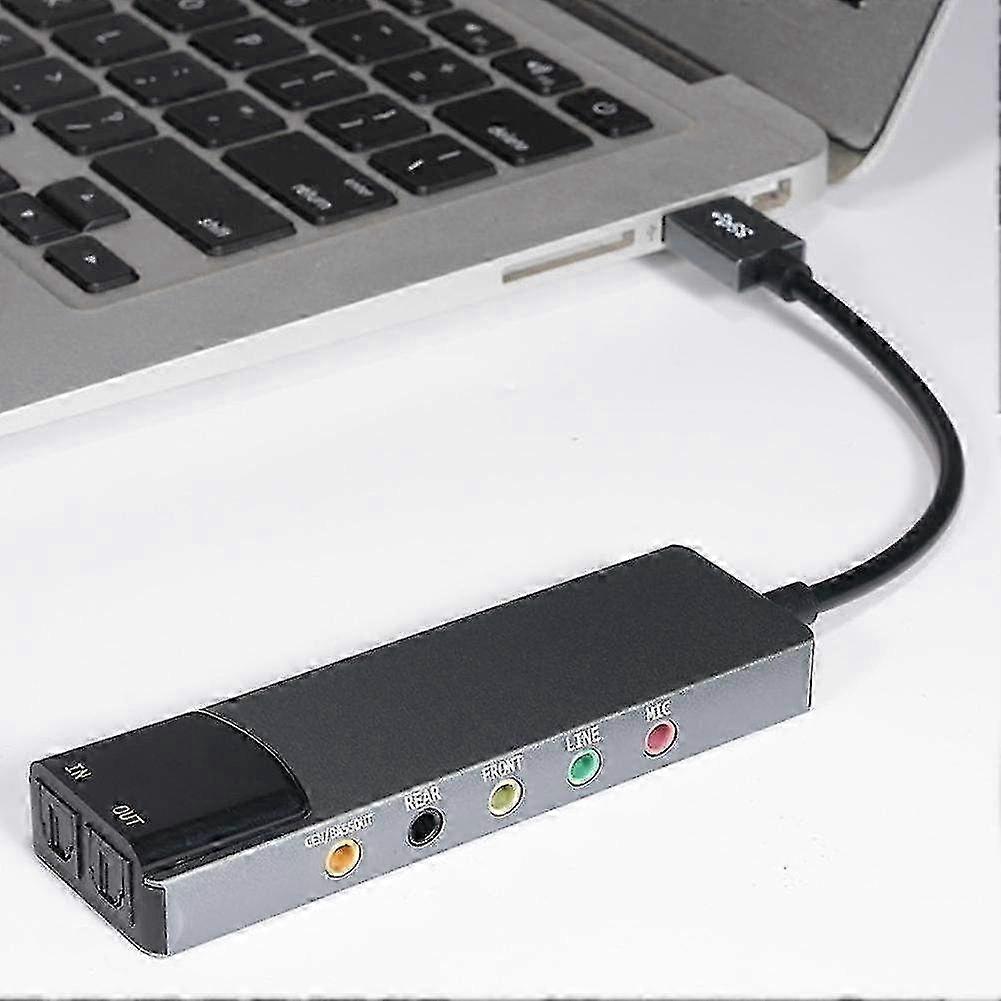 USB Sound Card 7.1 5.1 Channel External Audio Card SPDIF Optical for PC Compute SZRH A-C