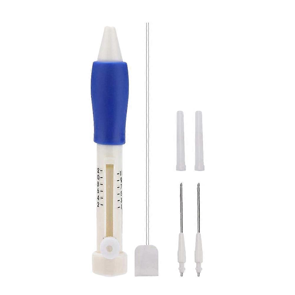 Punch Needle Tools for DIY Use Assorted Color Plastic Embroidery Set with 10 Pieces