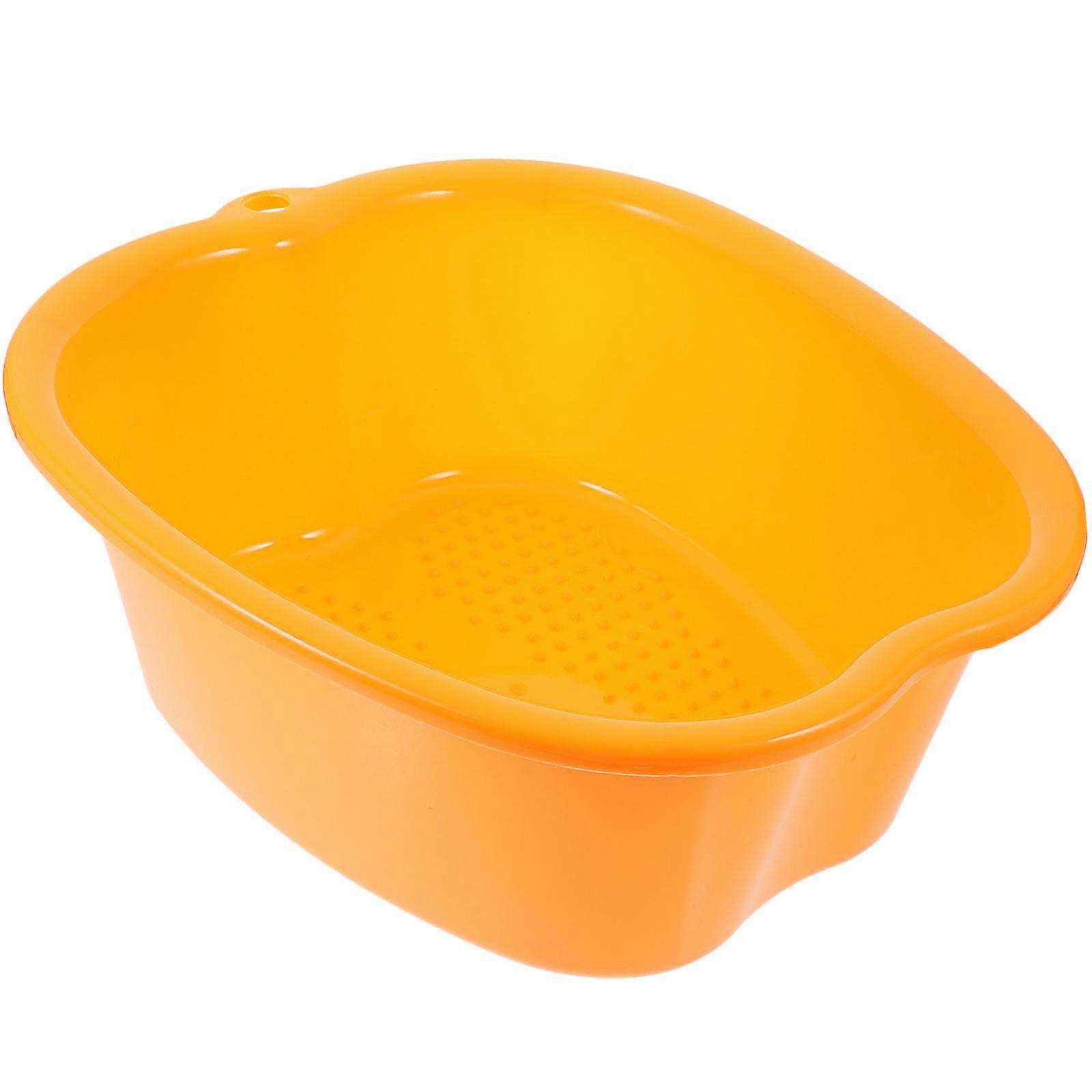 Apple Shaped Foot Soaking Tub with Massaging Nubs, Thickened Durable Design for Relaxation and Easy Cleaning, All Ages Use