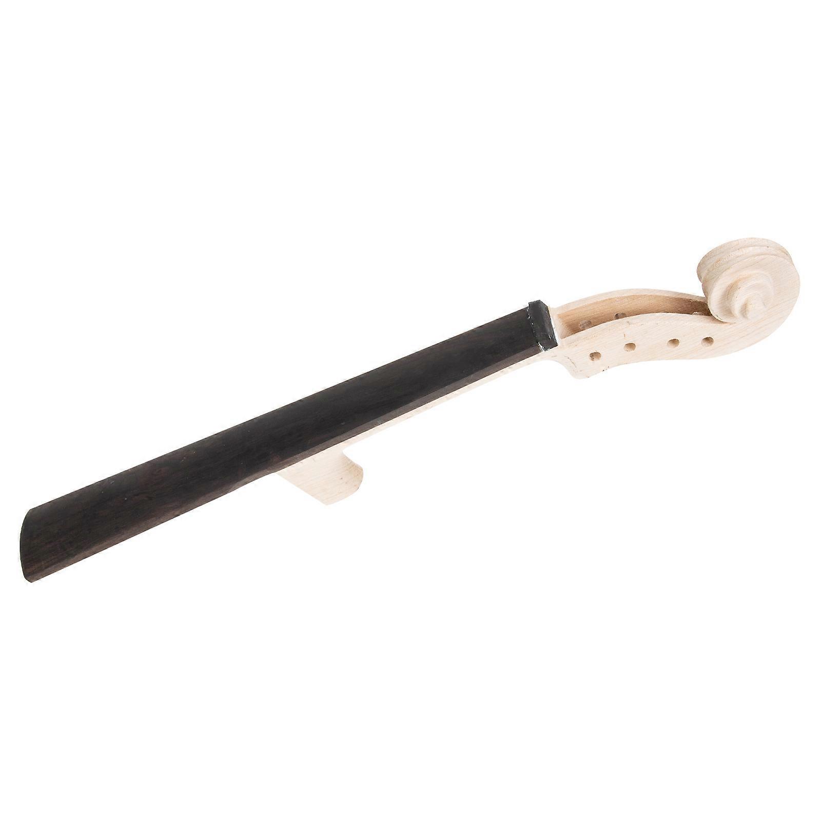 Violin Fingerboard with Neck Head Made of Synthetic Material for Violin 4/4 Size