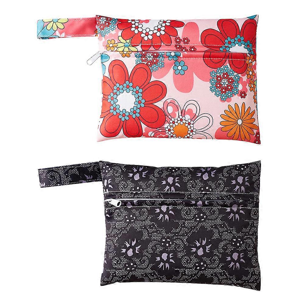 2pcs Tampon Pouches for Women – Lightweight Reusable Period Bags for Sanitary Pads, Coins, and Cards – Multi Function Portable Storage