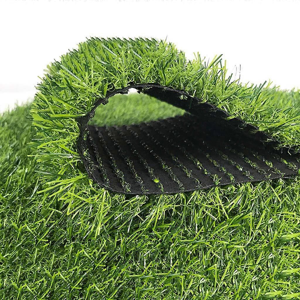 Artificial Turf Realistic Lawn 2 cm Pile Height, Synthetic Grass Mat For Pets, Garden Landscape, 79x79in