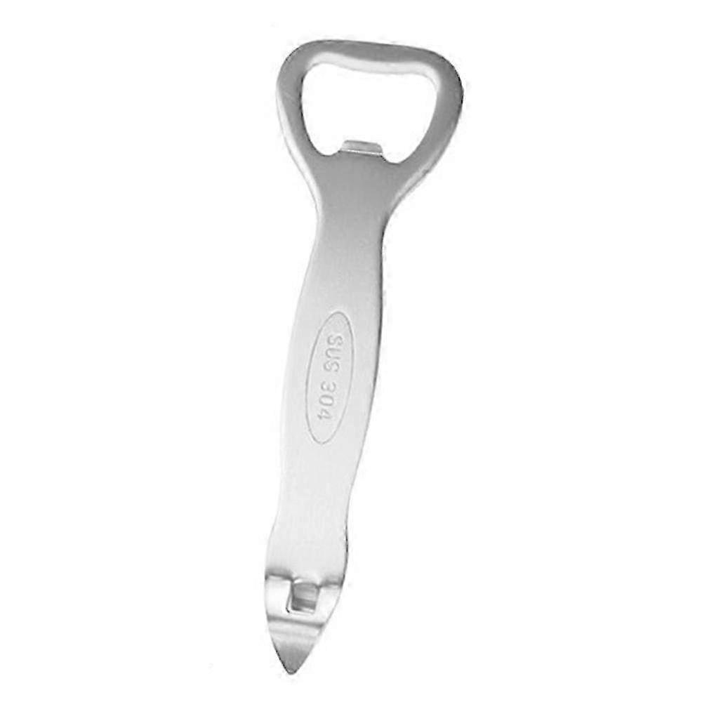 Stainless Steel Bottle & Can Opener - Durable 2-in-1 Tool for Effortless Beverage Access and Enjoyment