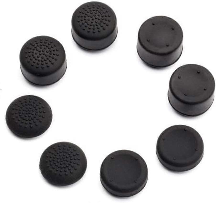 Silicone Skin Case Cover for PlayStation 4 PS3 Xbox Controller Antislip Analog Joystick Black