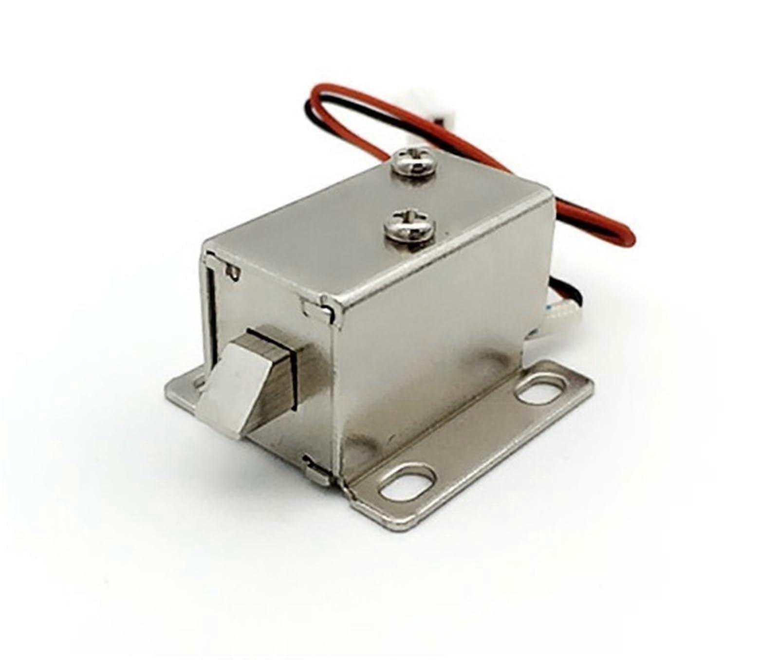 JSO0527 12V Dc Electromagnet Storage Cabinet Lock Mini Solenoid 1Pcs