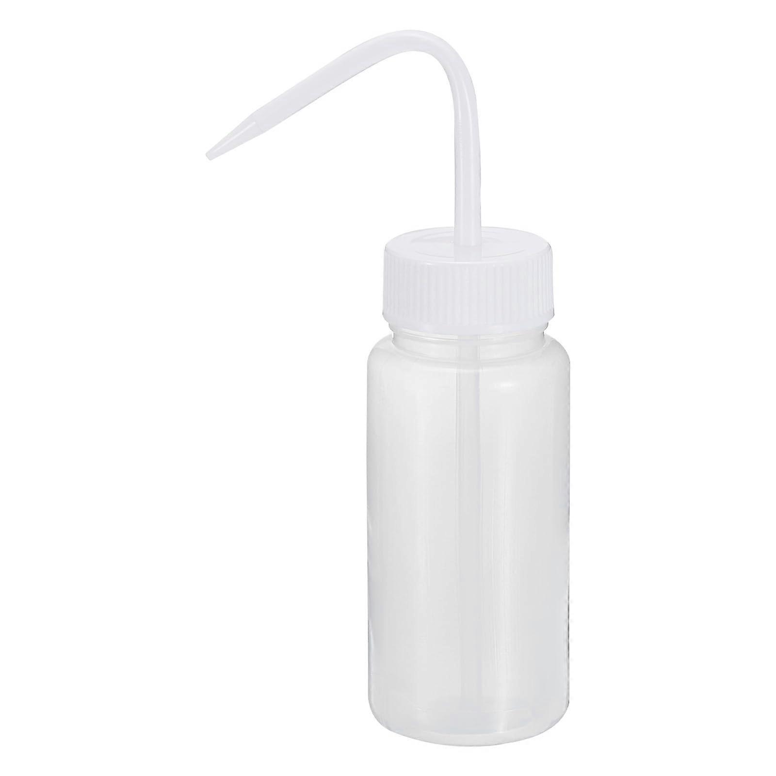 250ml Wash Bottle Plastic Squeeze Bottle Wide-Mouth Clear for Cleaning, Washing, Irrigation, Foam Soap