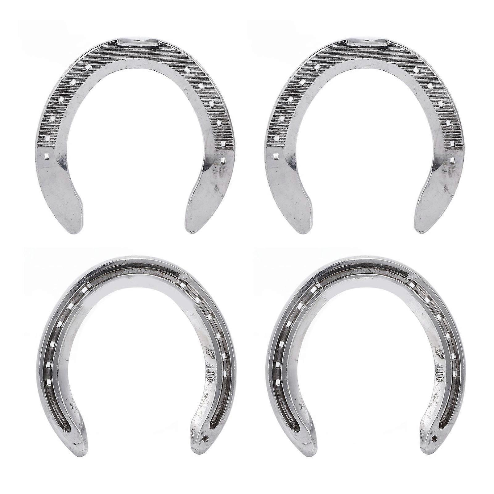 4 ελαφριά και αξιόπιστα πέταλα από κράμα αλουμινίου, πρακτικό αξεσουάρ για ιππασία σε ιπποδρομίες και φάρμες