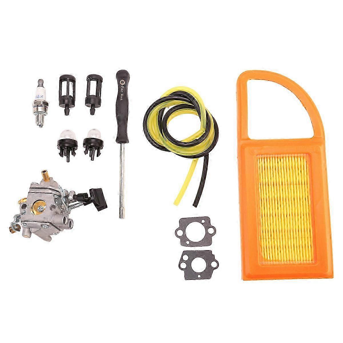 ערכת חידוש כוח למפוח גב BR500 BR550 BR600 - כוללת קרבורטור, מסנן אוויר ומסנן דלק