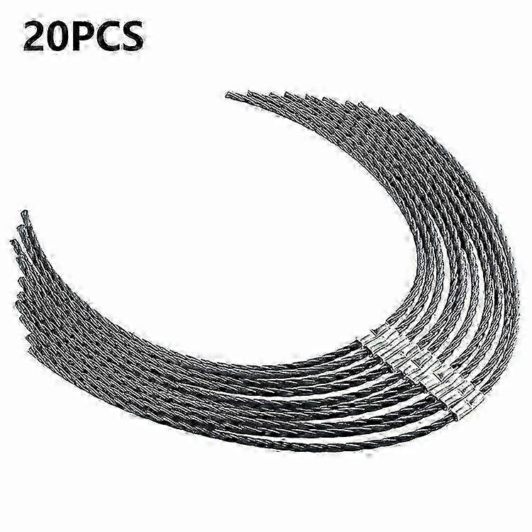 20Pcs F016800431 Trimmer Line Compatible For Bosch AFS 23-37 Strimmer Mowing Accessory Nylon Cord with Buckle Edition 0820