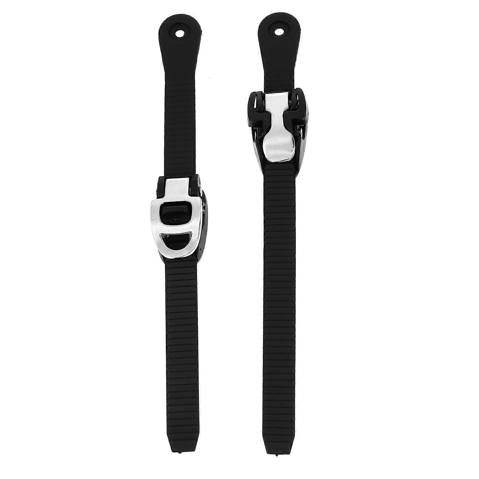 2Pcs Universal Skates Shoes Fixed Straps Adjustable Roller Skates Fixed Buckles