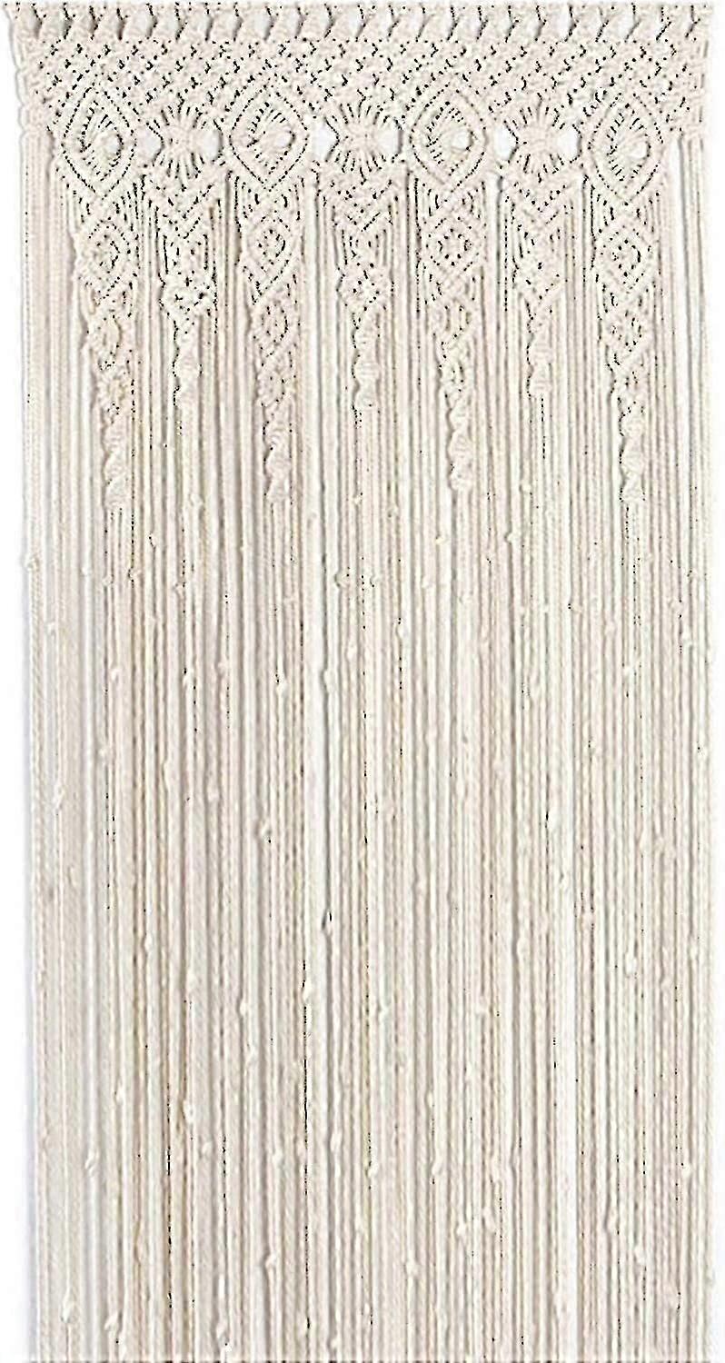 Large Handmade Macrame Cotton Wall Hanging Outdoor Curtain