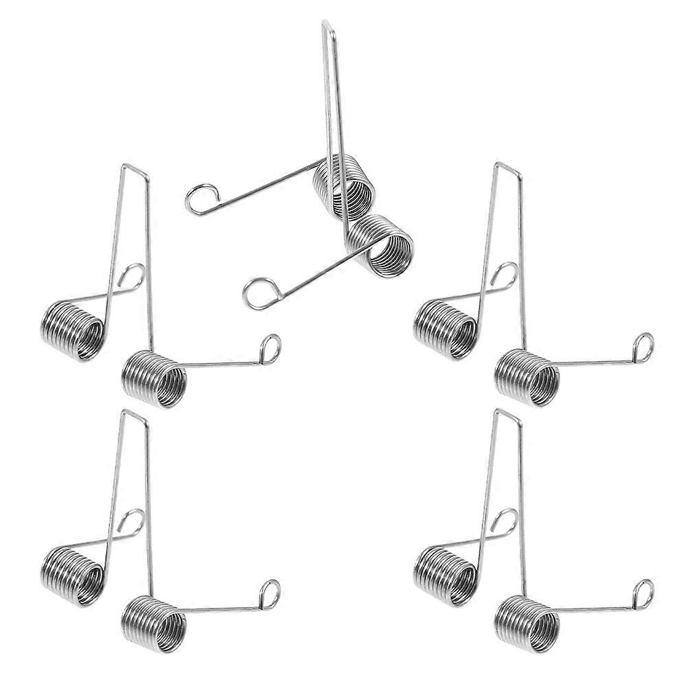 Trumpet Key Accessories Trombone Valve Components for Brass Instruments Silver Steel Used for School Bands 5Pcs