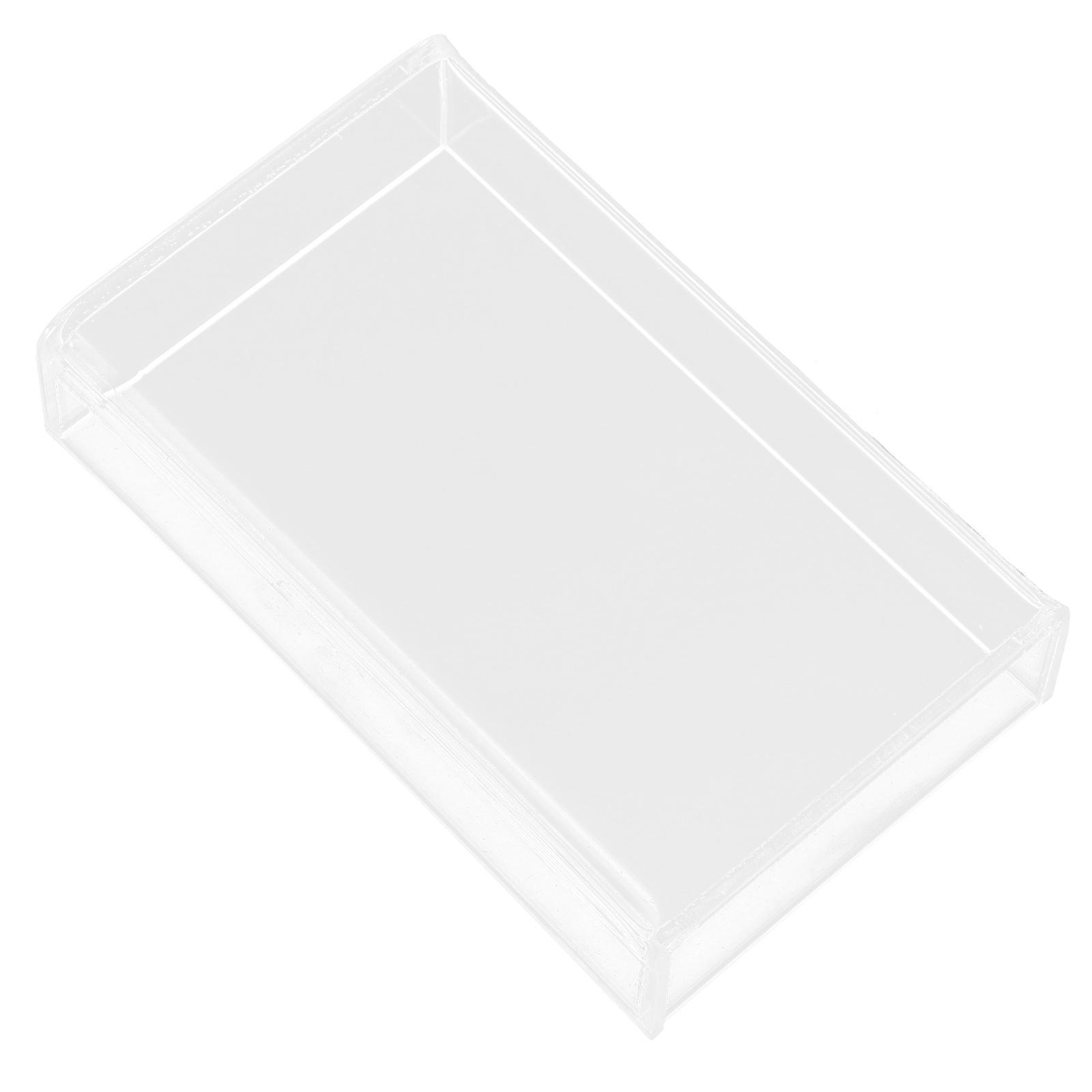 Wireless Mouse Cover Clear Acrylic Protector for Desktop Use