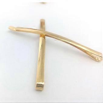 100pcs Black Hair Clips Black Hair Clips Hair Style Tools Accessories(Gold Thick)