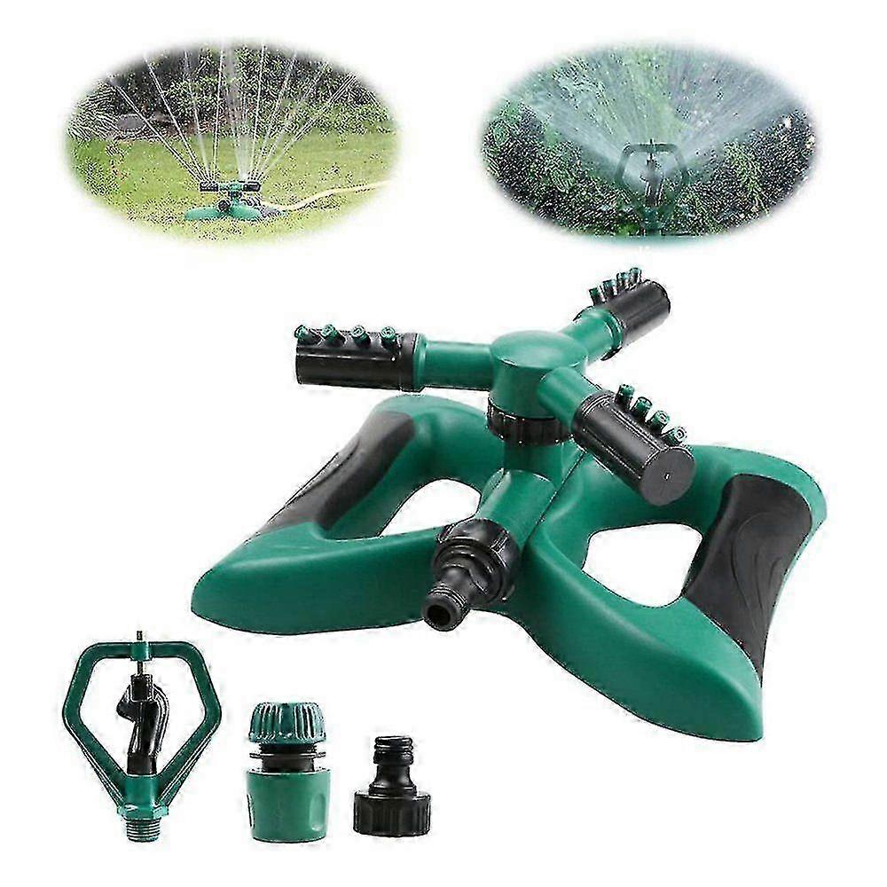 Grad Lawn Sprinkler With 2 Different Nozzle Modes, Green