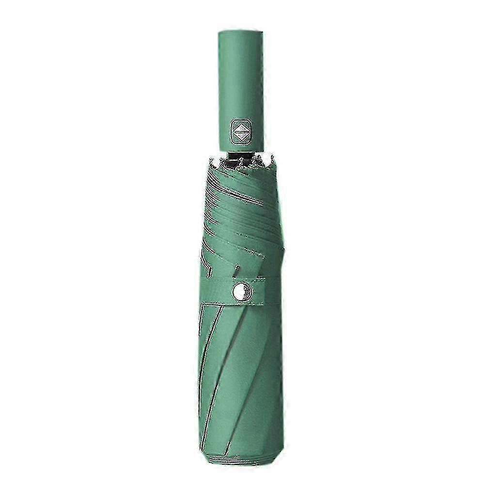 Luxury Large Automatic Umbrella Men's Strong Windproof Green