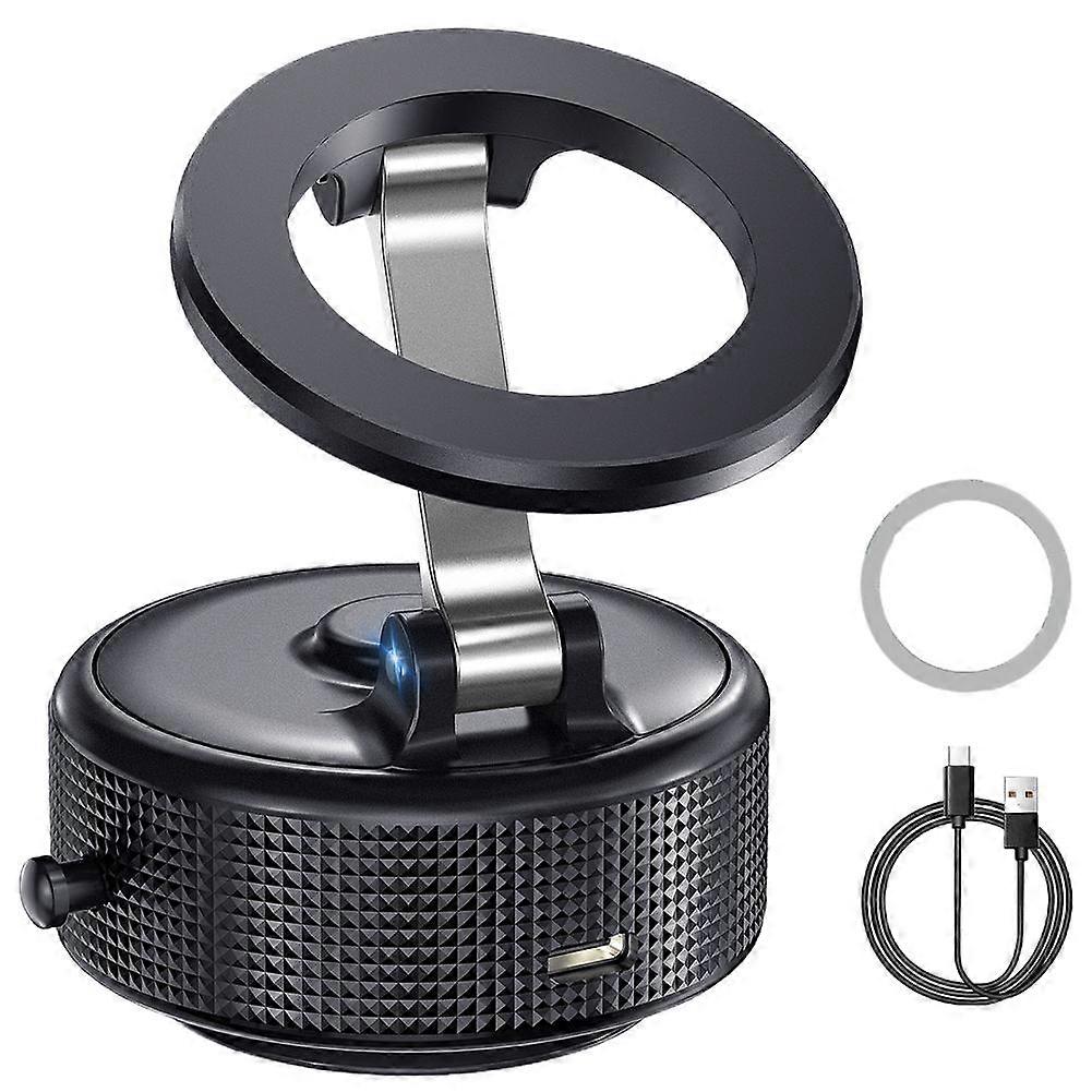 Magnetic Phone Holder with Strong Attraction, Safe & Reliable Design for Multi-Angle Use - Compact and Stylish