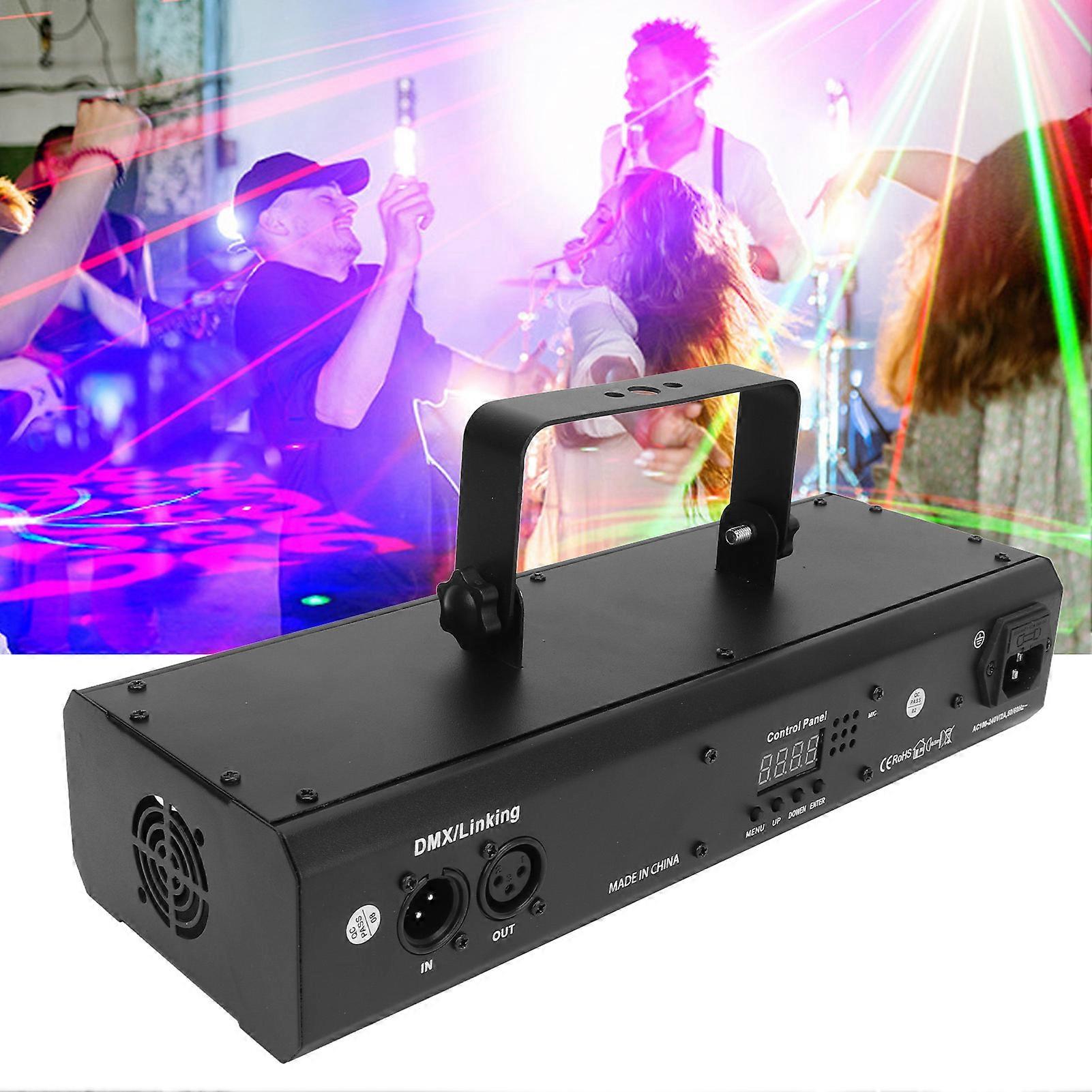 Party Lights Disco DJ Strobe Light 90-240V Sound Activated US Plug