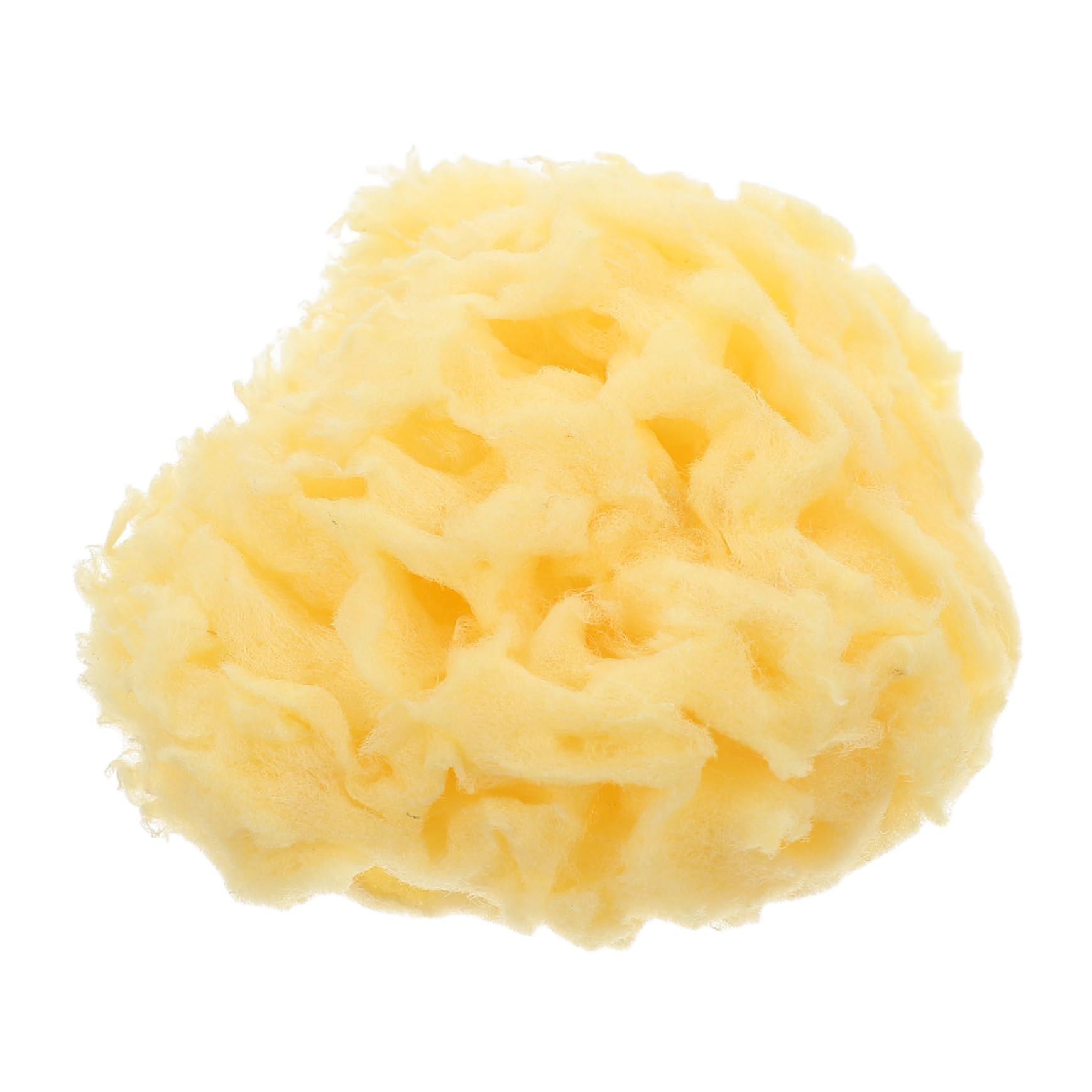 Natural Honeycomb Seaweed Bath Sponge Gentle Exfoliating, Massaging and Cleansing Soft Bath Sponge for Adults