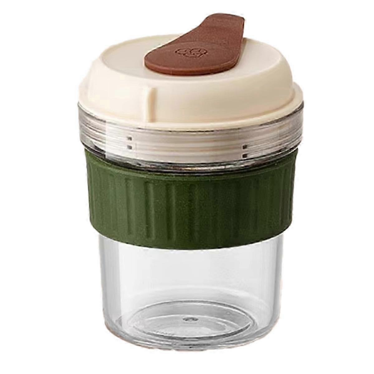 500ml Ice Maker Cup with Pressing Type Ice Tray,Silicone Cold Brew