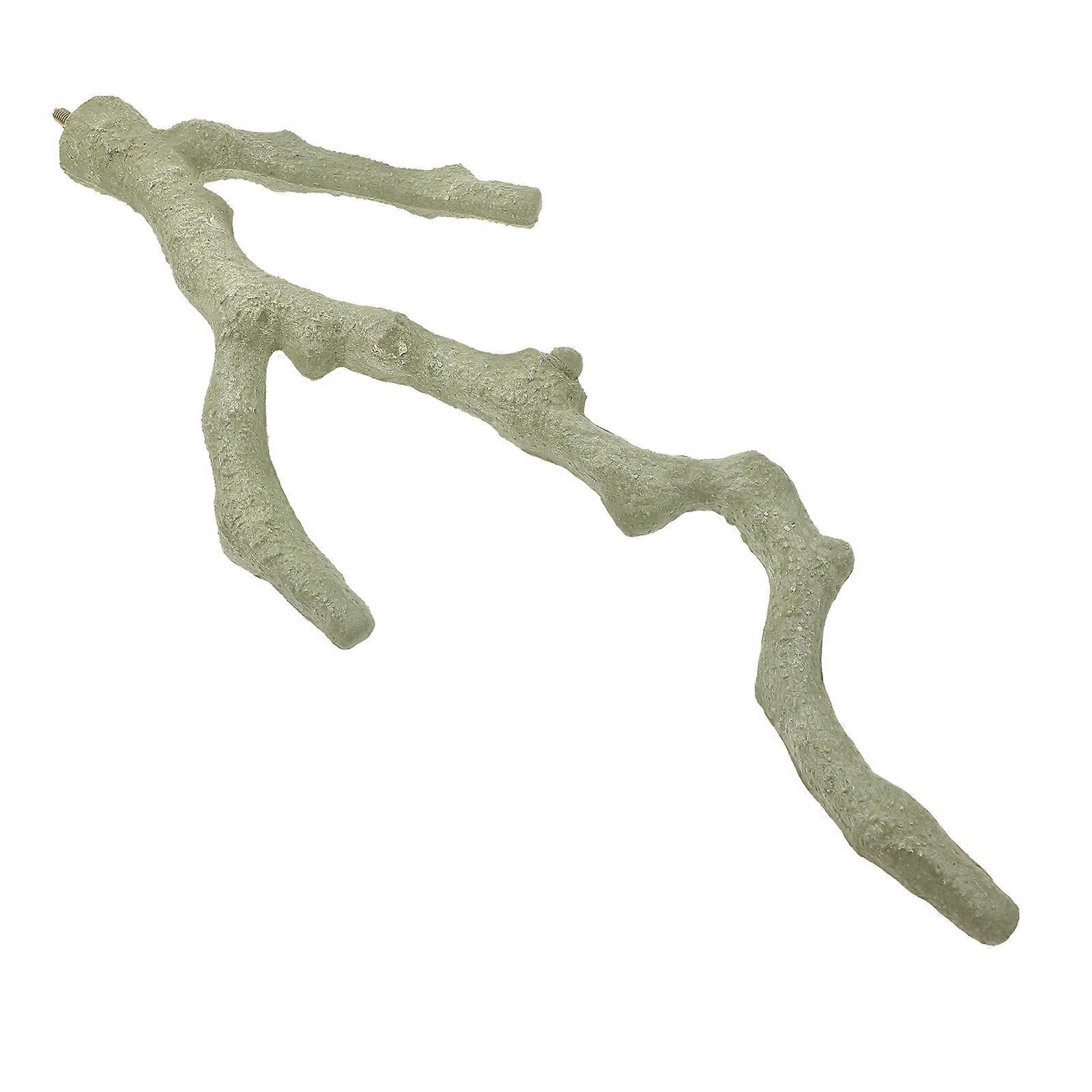 Parrot Perch Bird Stand Stick for Play Beige ABS Climbing Toy