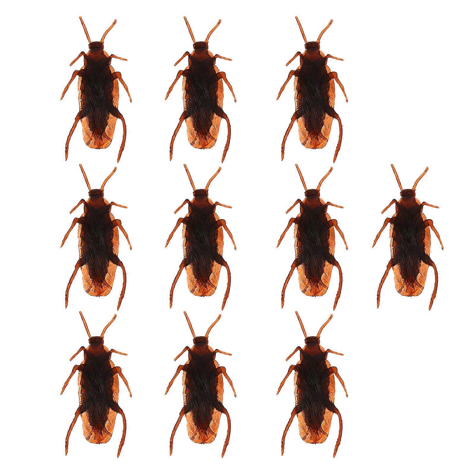 Fake Prank Insect Toys for Playing 10Pcs Party Realistic Cockroach Props