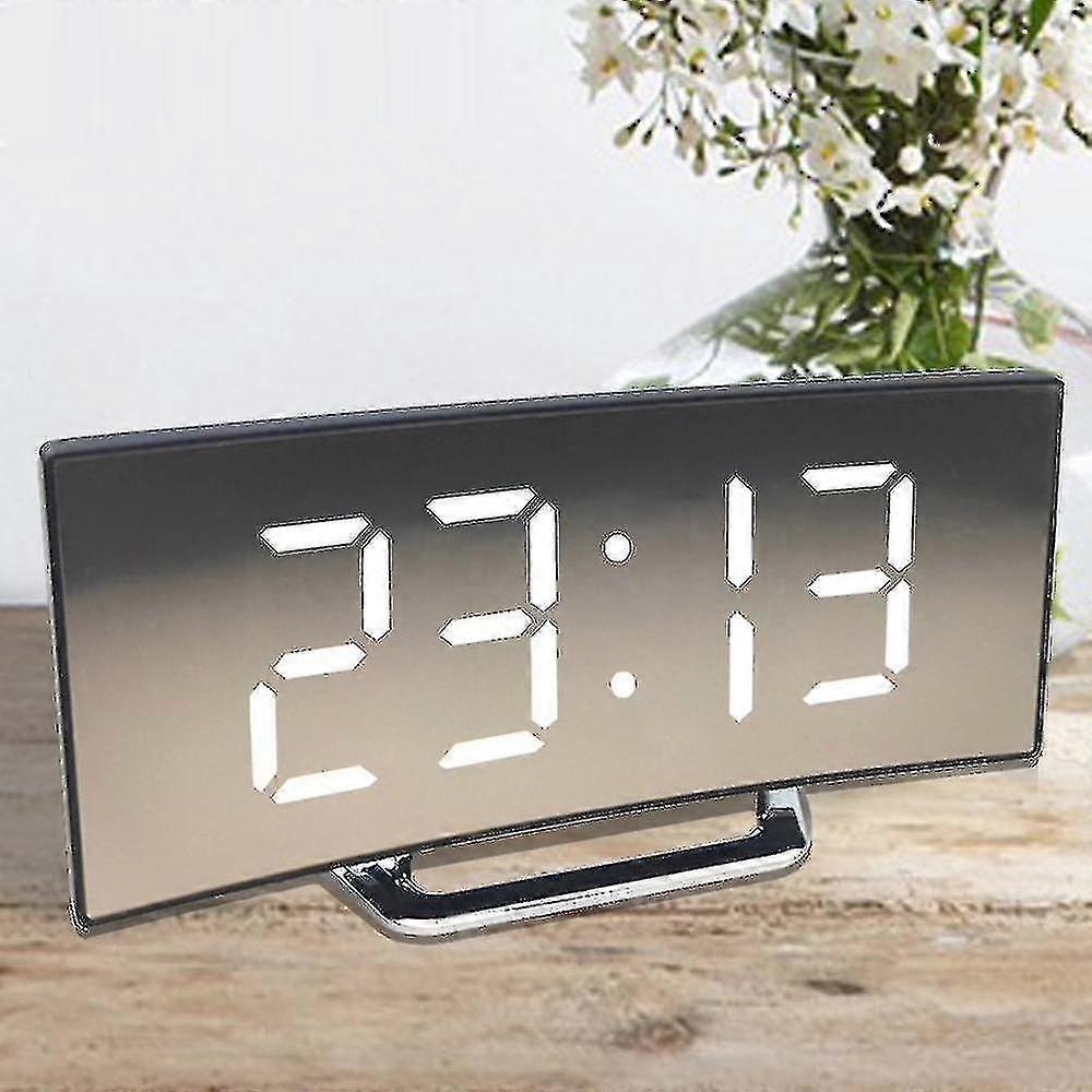 Digital Alarm Clock Desk Table Clock Surface Led Screen Alarm Clock Children Bedroom Temperature Sno