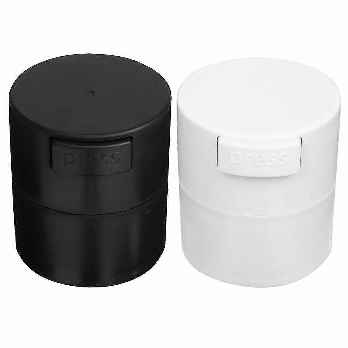 Portable Eyelash Glue Jars - Set of 2 Rectangle Storage Containers with Secure Seal for Travel