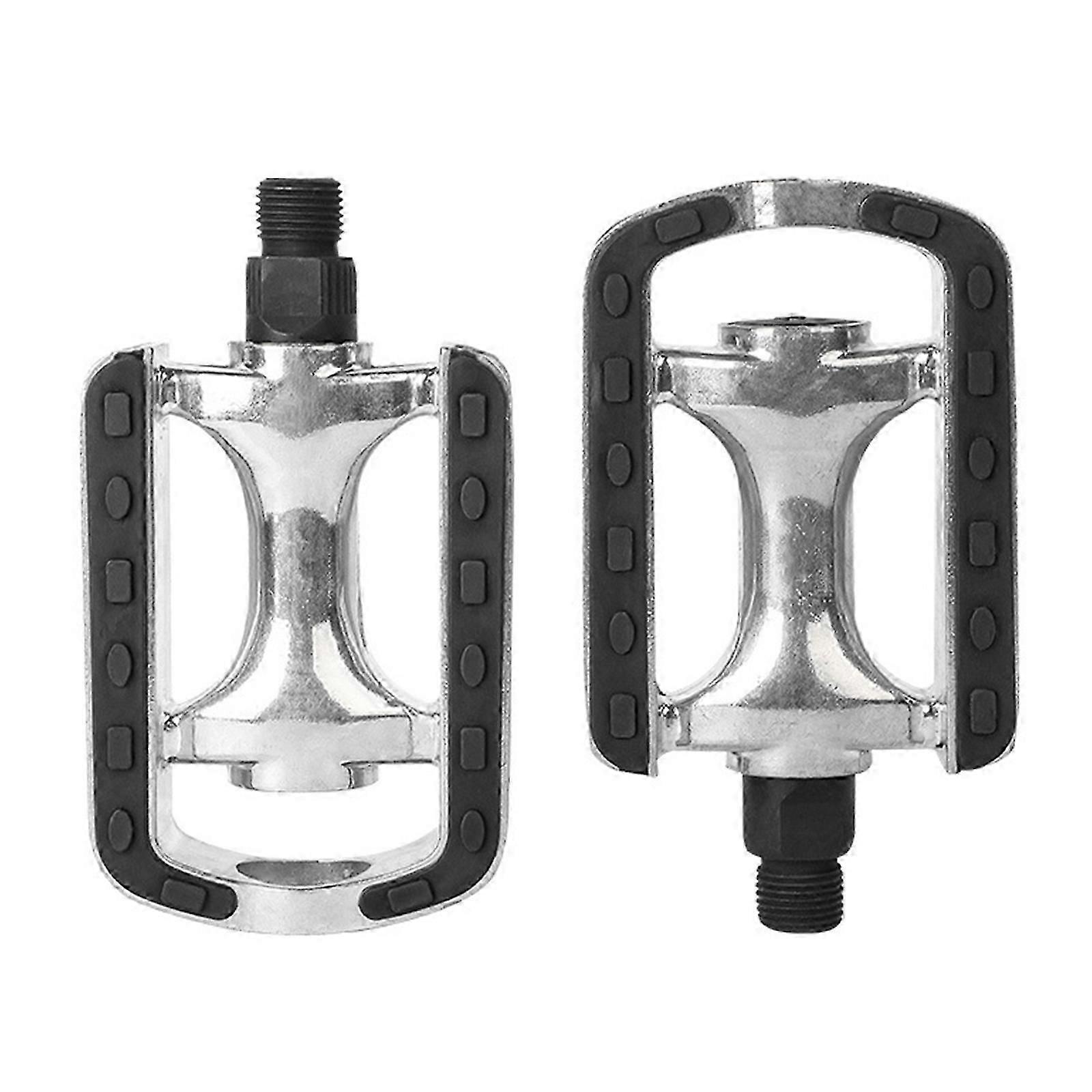 Aluminum Alloy Bicycles Pedals Nonslip Wide Flat Pedals Reflective Sheet Safety Cycling Platform Pedals for Road Bike