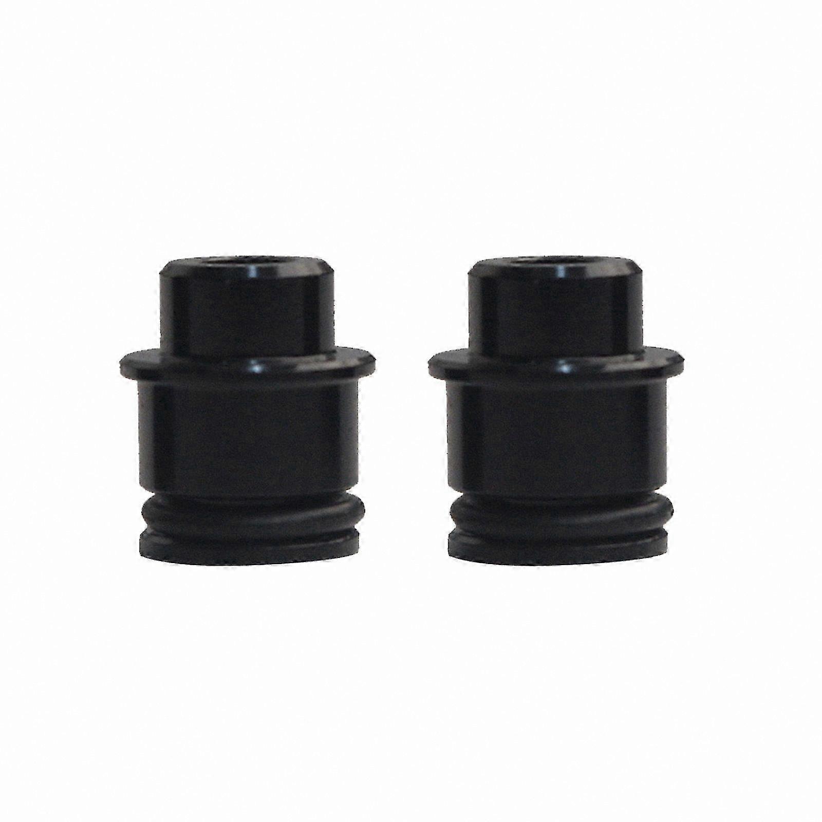 Bike Hub Axle Adapter Kit - 2PCS 12/15mm to 9mm Quick Release Conversion for Thru Axle Systems