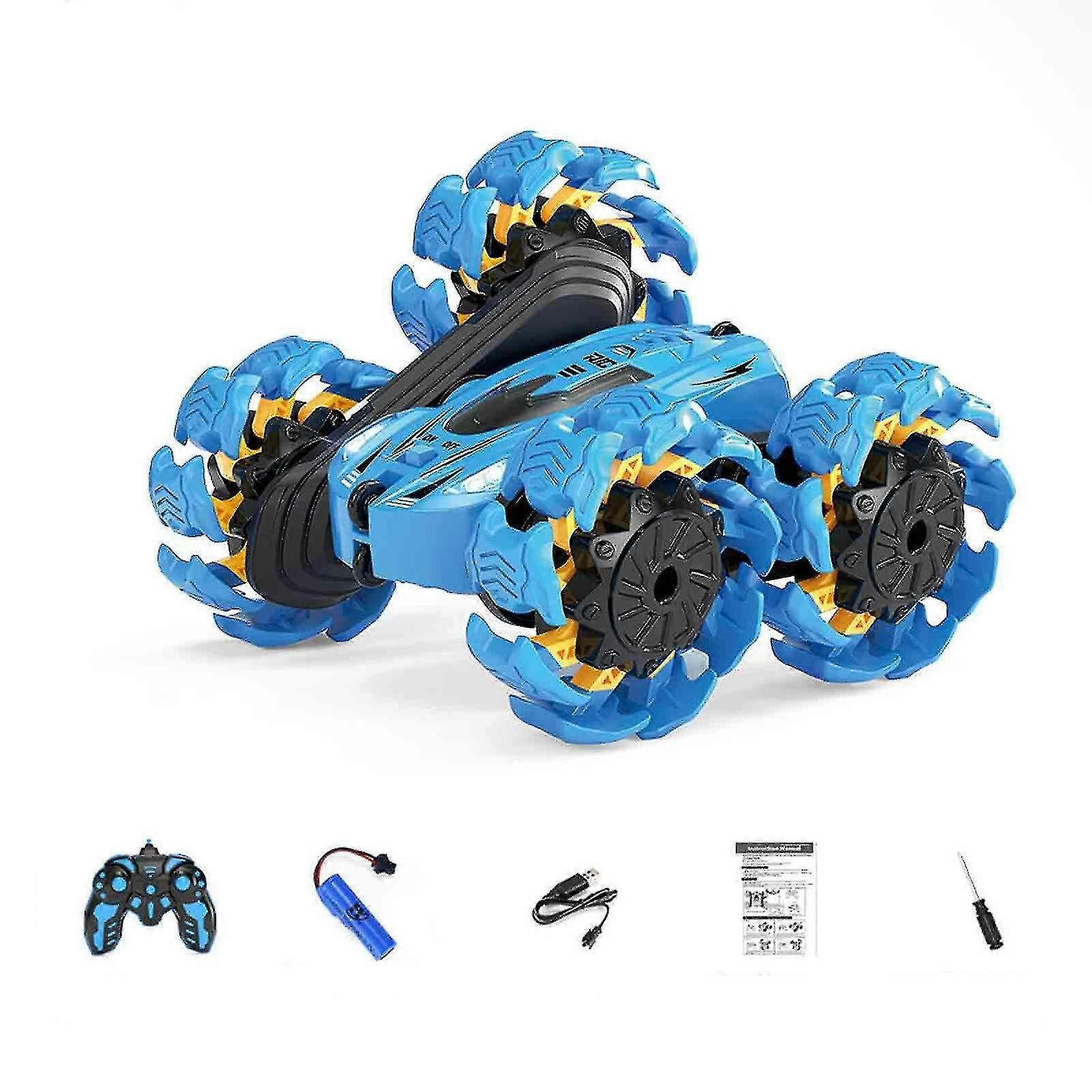 Gesture Sensing RC Stunt Car With Light-4WD Stunt Car RC Hand Gesture Sensing Off Roader Remote Control Off-Road Gift-SDR