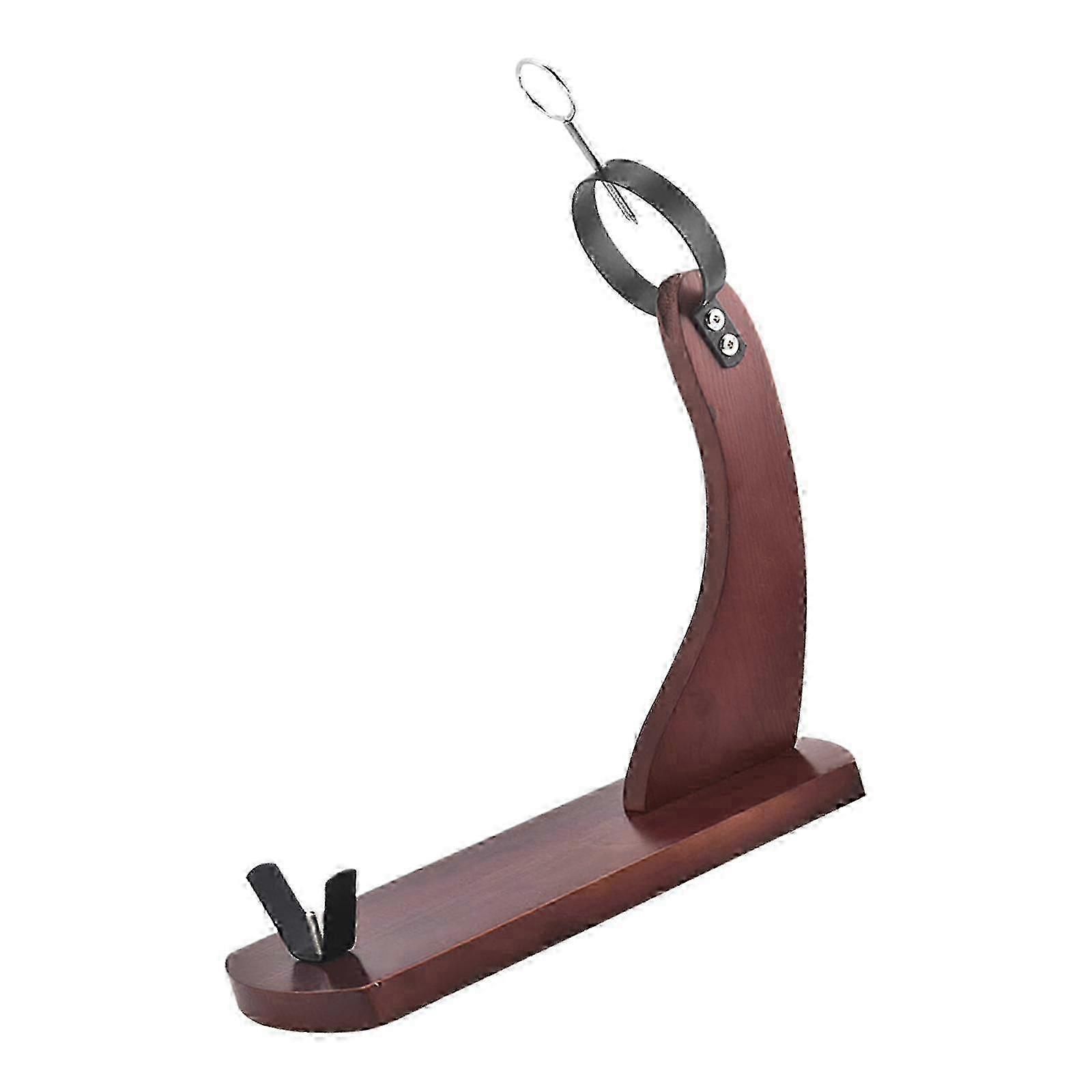 Versatile Adjustable Ham Holder with Cutter for Tabletop Charcuterie Serving and Home Use