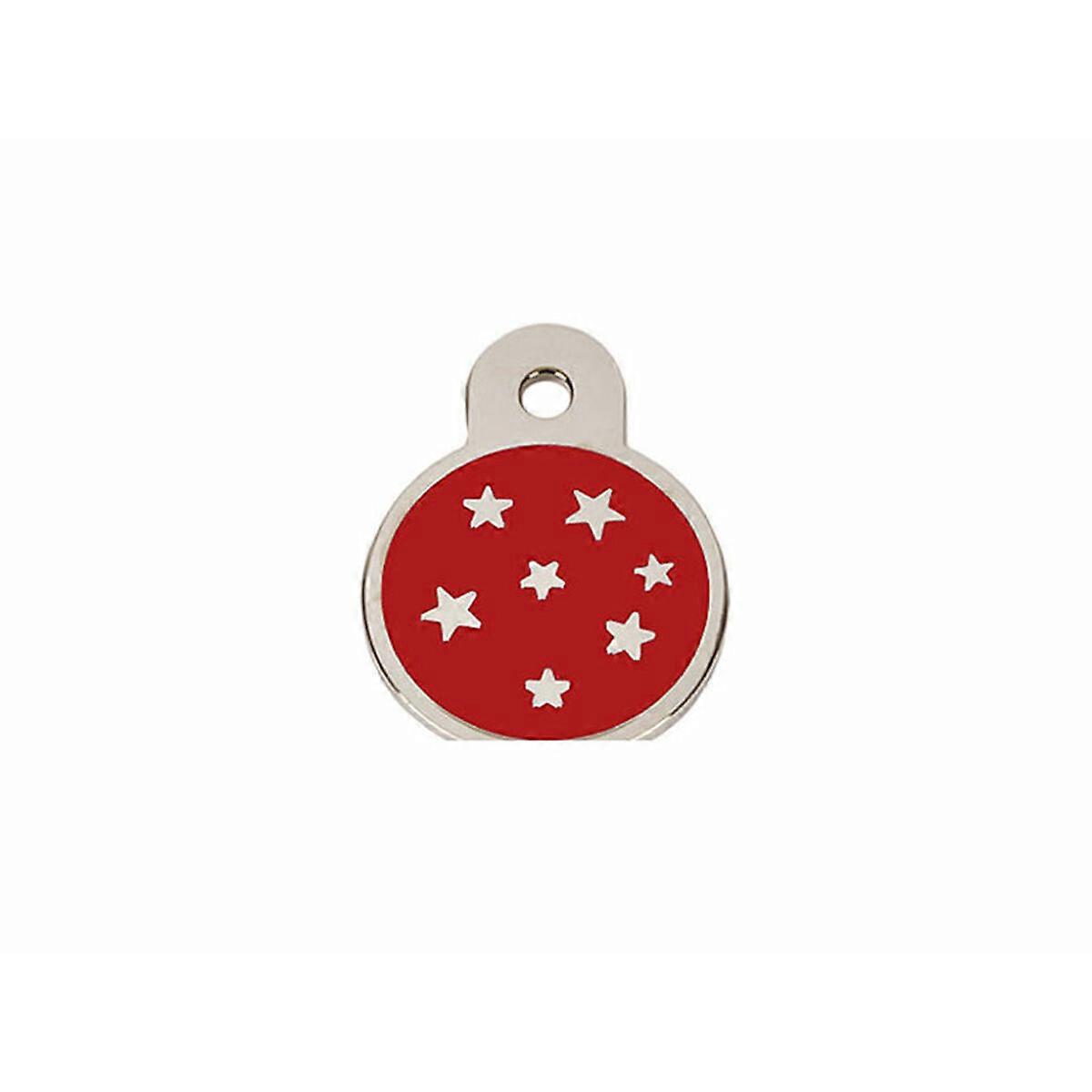 Identification plate Imarc PetScribe Passion Red Silver