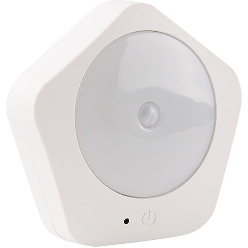 LED Night Light Warm White Natural Light Rotatable Plug-in Motion Sensor with