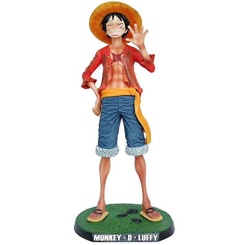 40cm Straw Hat Monkey D. Luffy One Piece Large Big Smiley Anime Figures 