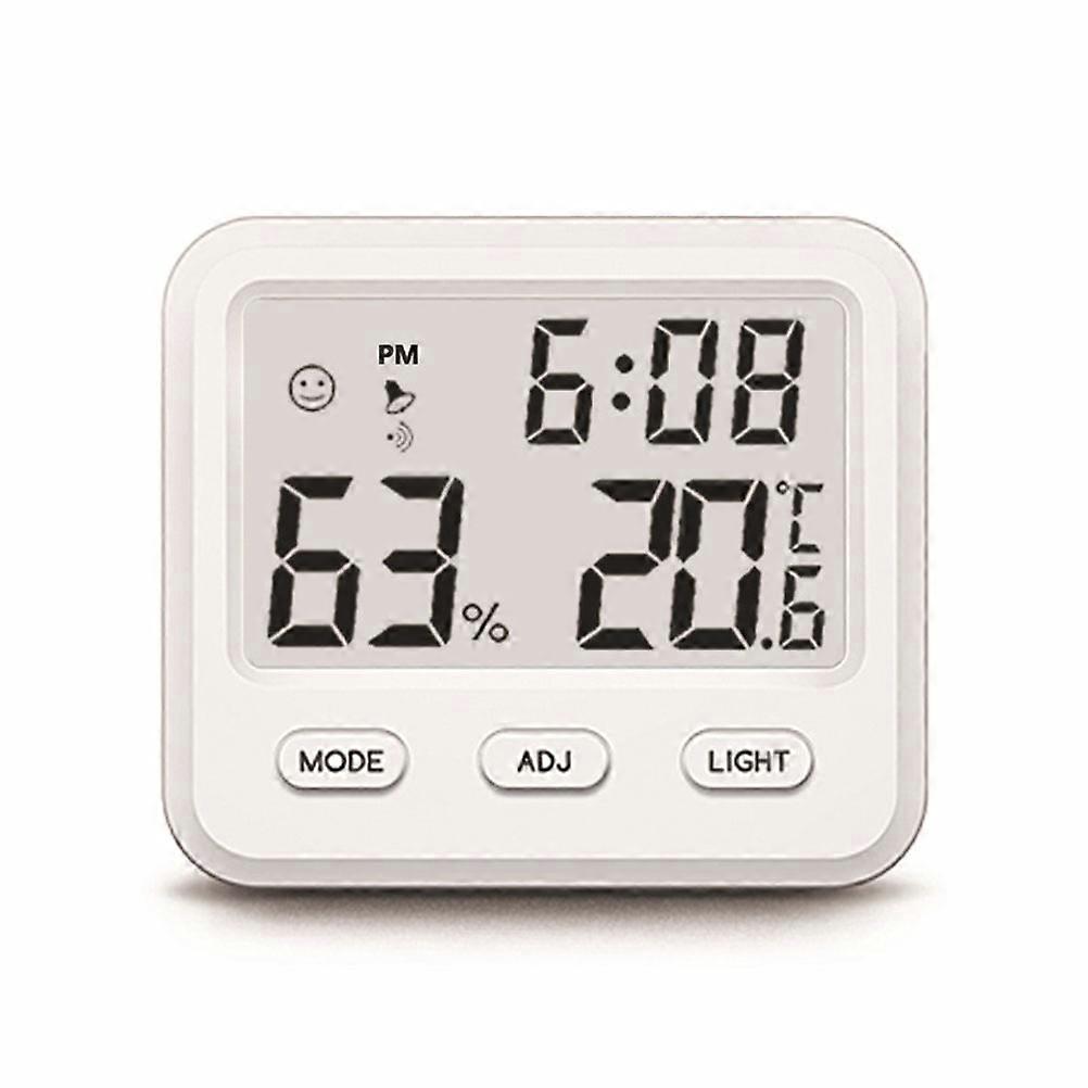 Home Indoor Hygrometer for Temperature and Humidity White