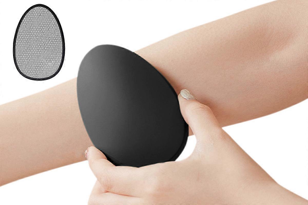 Crystal Hair Eraser Reusable Crystal Hair Remover for Legs Back Arms -Black