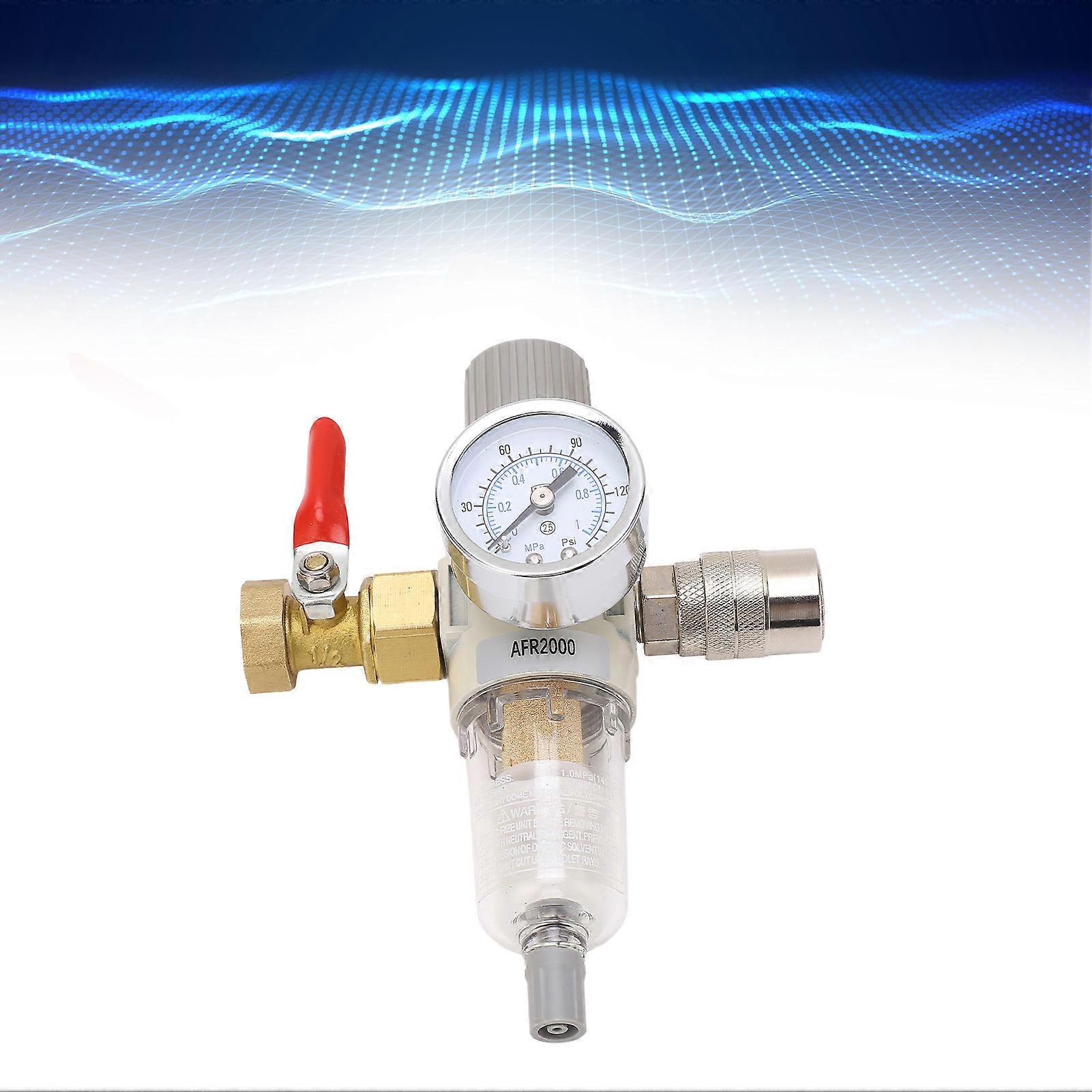 AFR2000 2-in-1 Air Filter Pressure Regulator 0-150 PSI 1/2" Valve